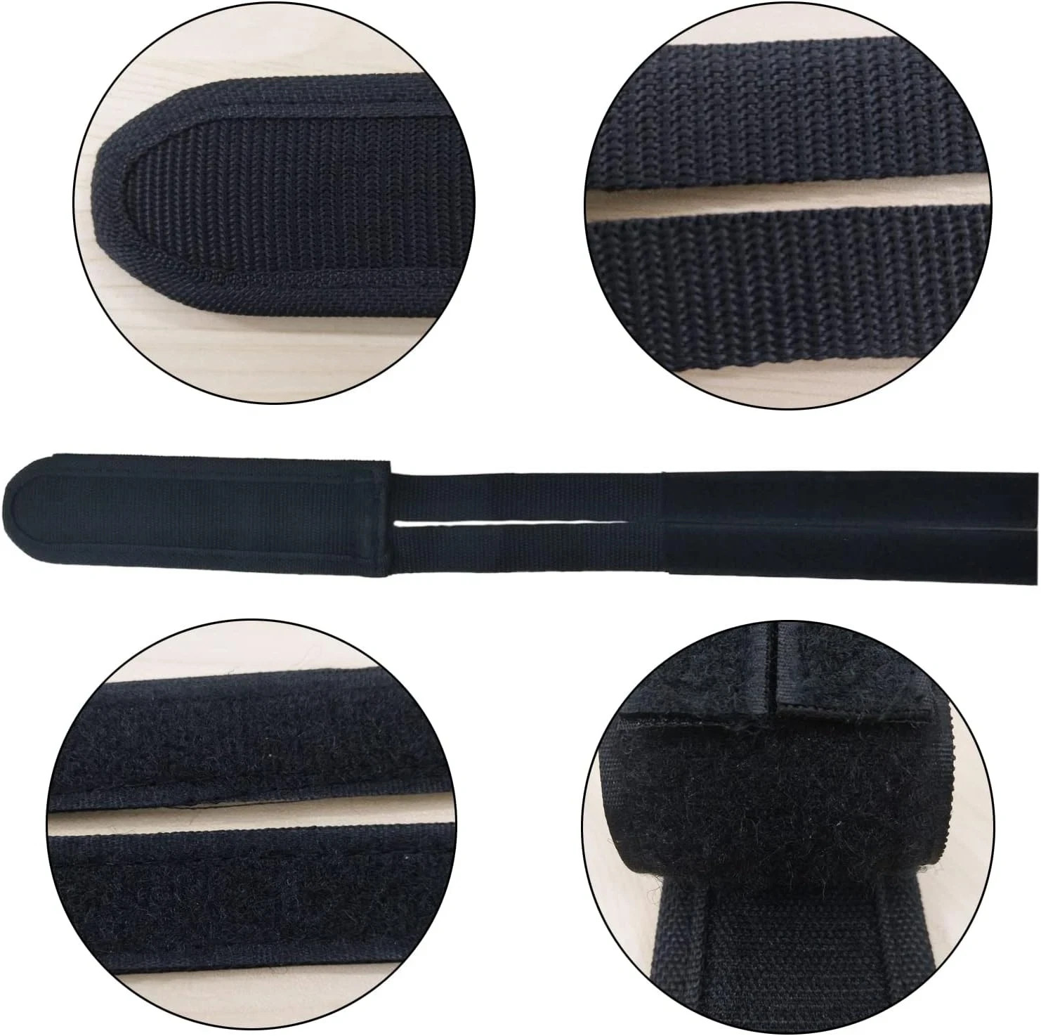1 Pair Adjustable Bike Pedal Straps Anti-Slip Fixie Toe Clips for Cycling