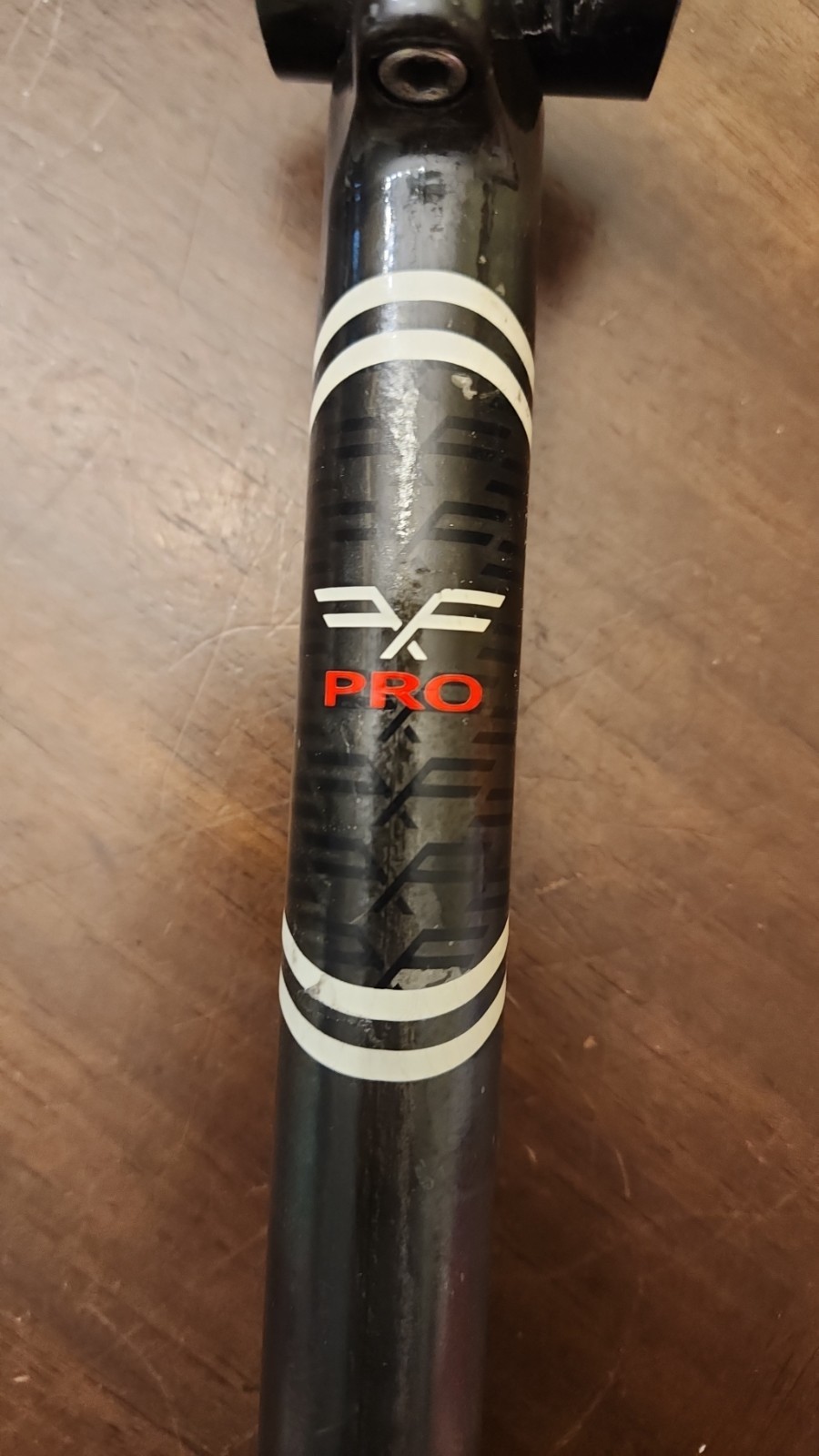 FORTE PRO CARBON SEAT POST 27.2 MM x 350 MM TOTAL LENGTH 149 GRAMS