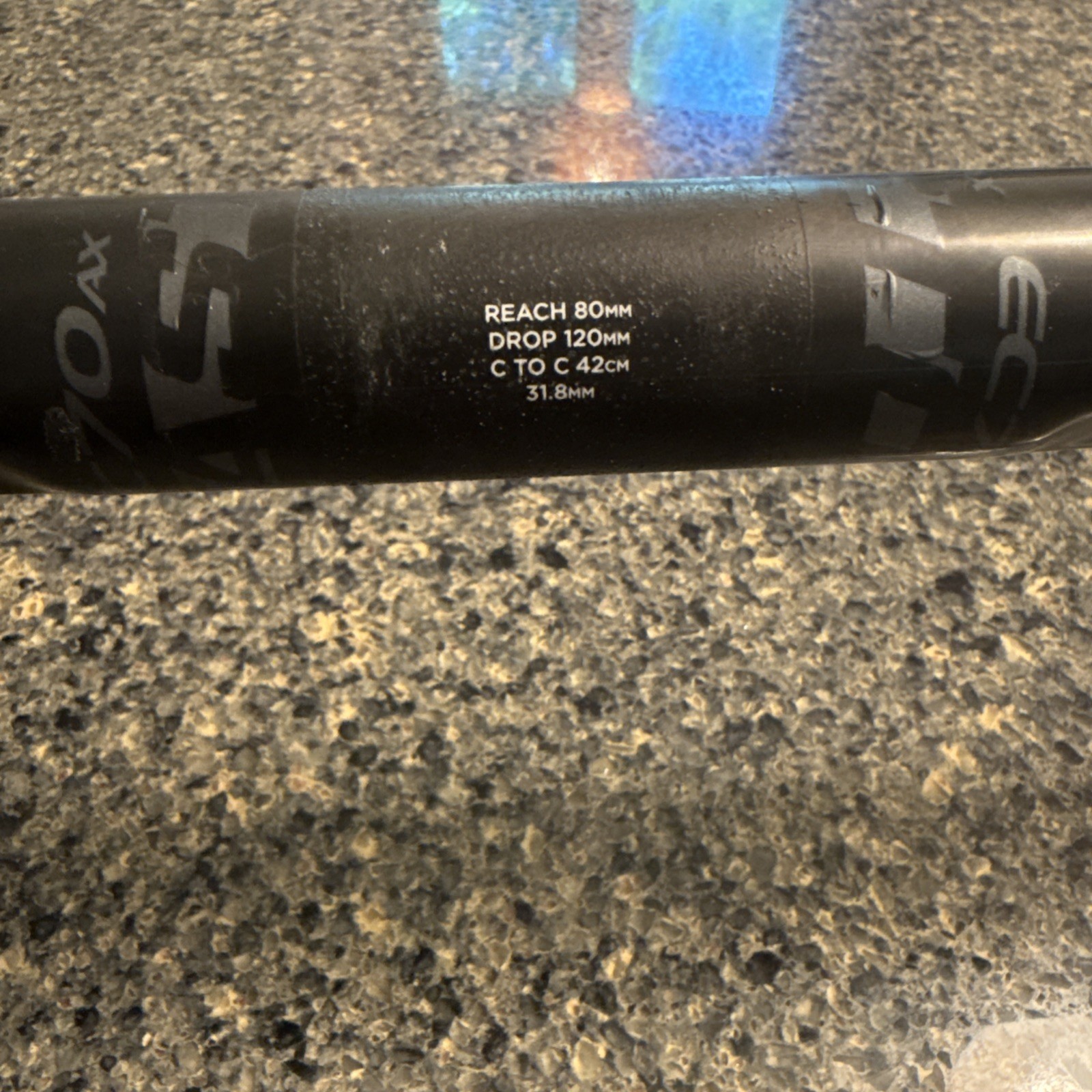 Easton EC70 AX Carbon Compact Gravel Handlebar 31.8mm 42cm 80mm Reach 120mm Drop