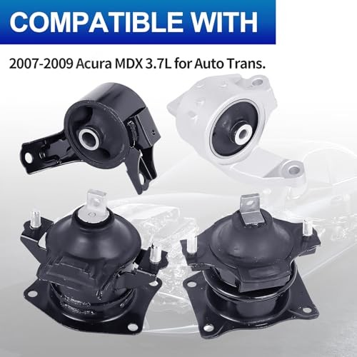 Engine Motor Mounts Set 4PCS for 2007 2008 2009 3.7L V6 Acura MDX 07-09
