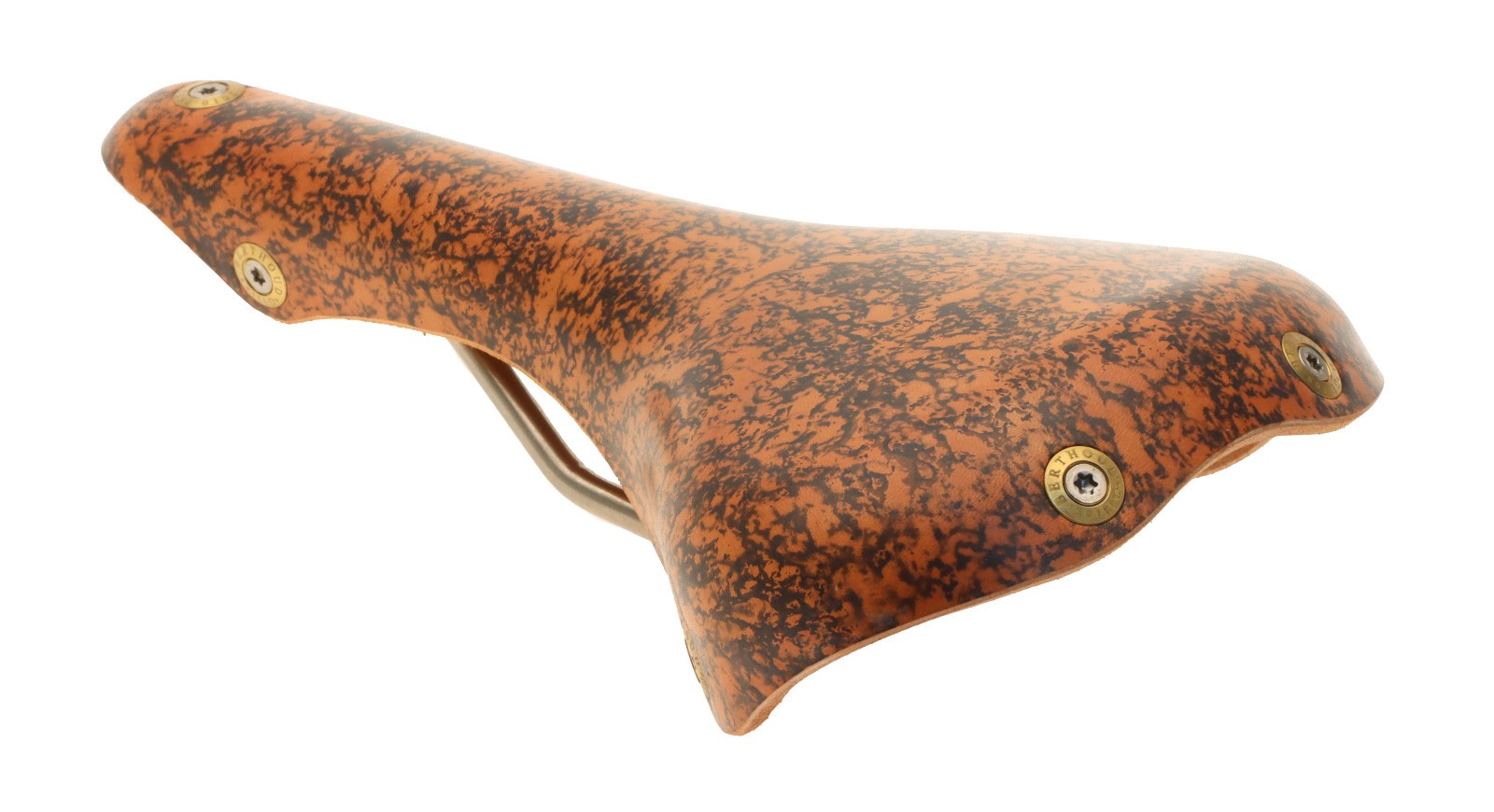 Gilles Berthoud Galibier Saddle Titanium Rails Hard Leather Cover Cork NEW NOS
