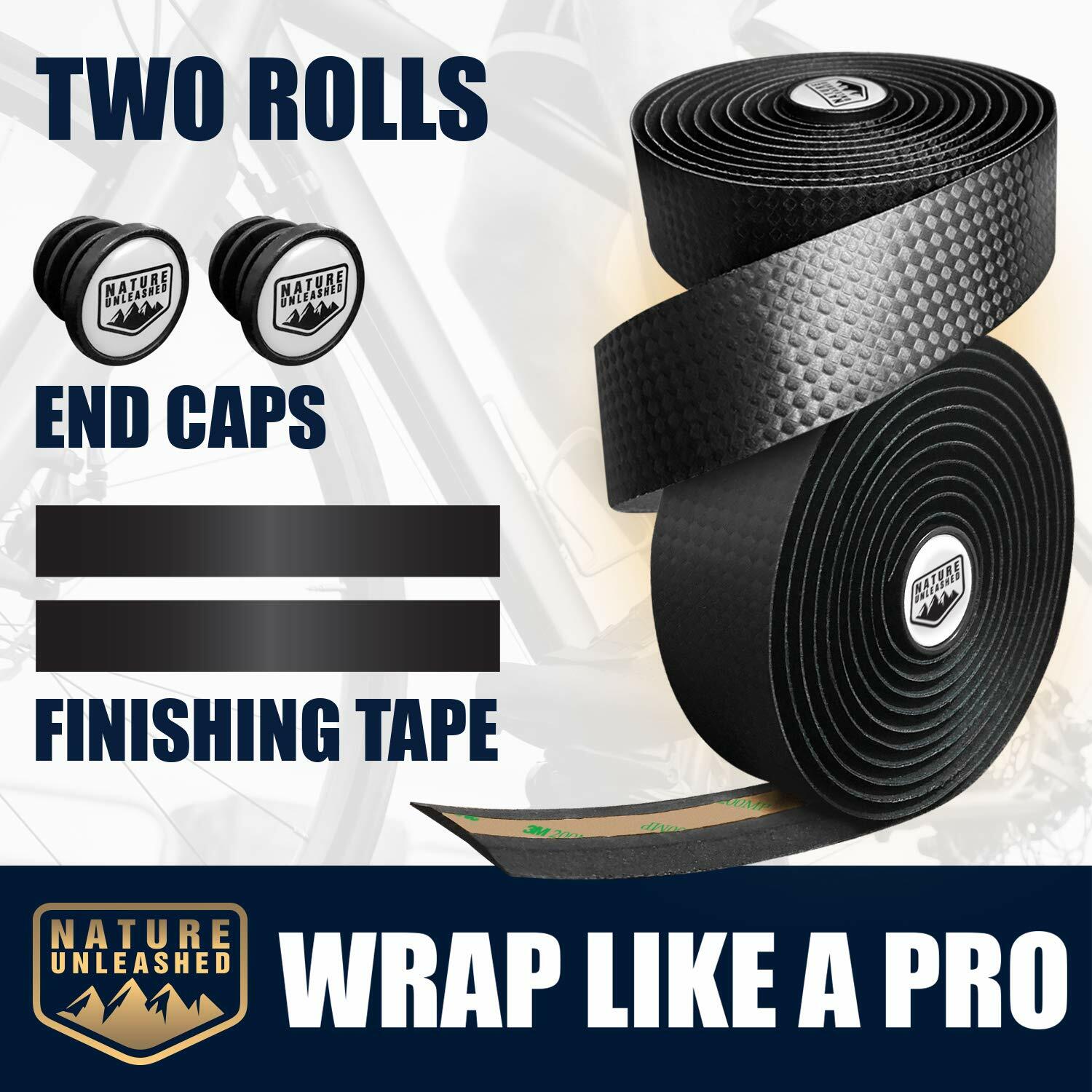 Handlebar Tape​ Road Bikes Bicycle Bar Grips Wraps ​For Handles ​With End Caps