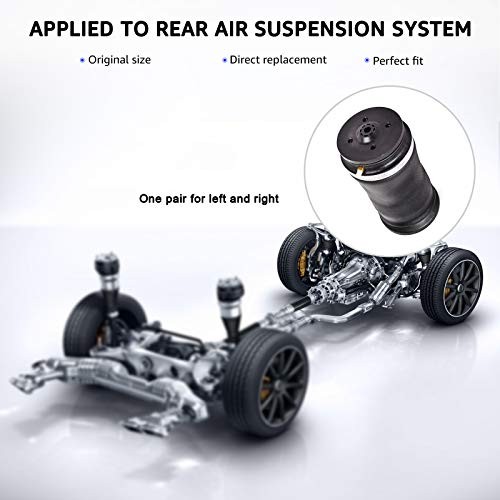 Pair Rear Air Spring Bag Suspension Left & Right Kits Compatible with
