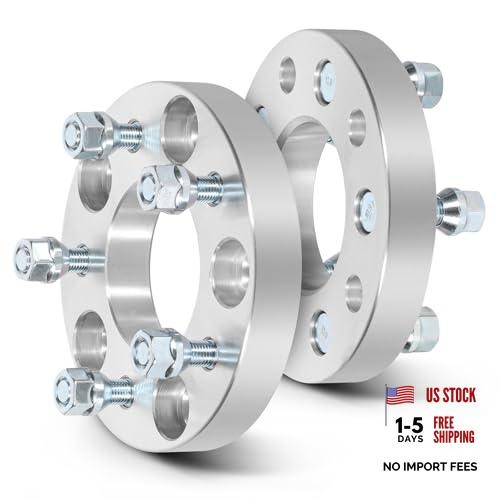 2Pcs 5×5 to 5×4.75 Wheel Adapters 1 inch Thread Pitch 12×1.5 Hub Bore 78.3mm