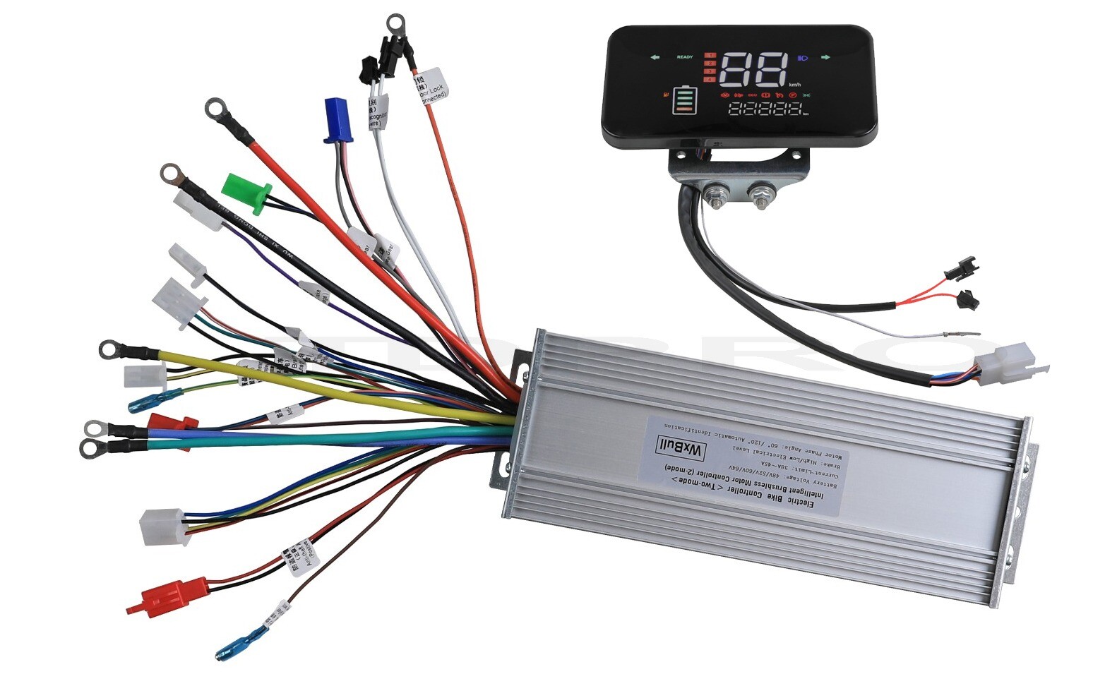 48V 64V Brushless Motor Controller Speedometer LCD Display E Bike Scooter ATV