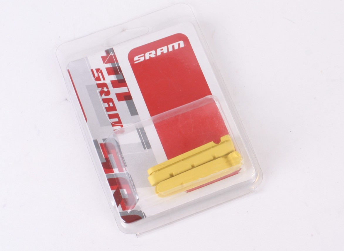 NEW SRAM Road Brake Pad Inserts for Carbon Rims SwissStop Yellow 11.5115.000.010