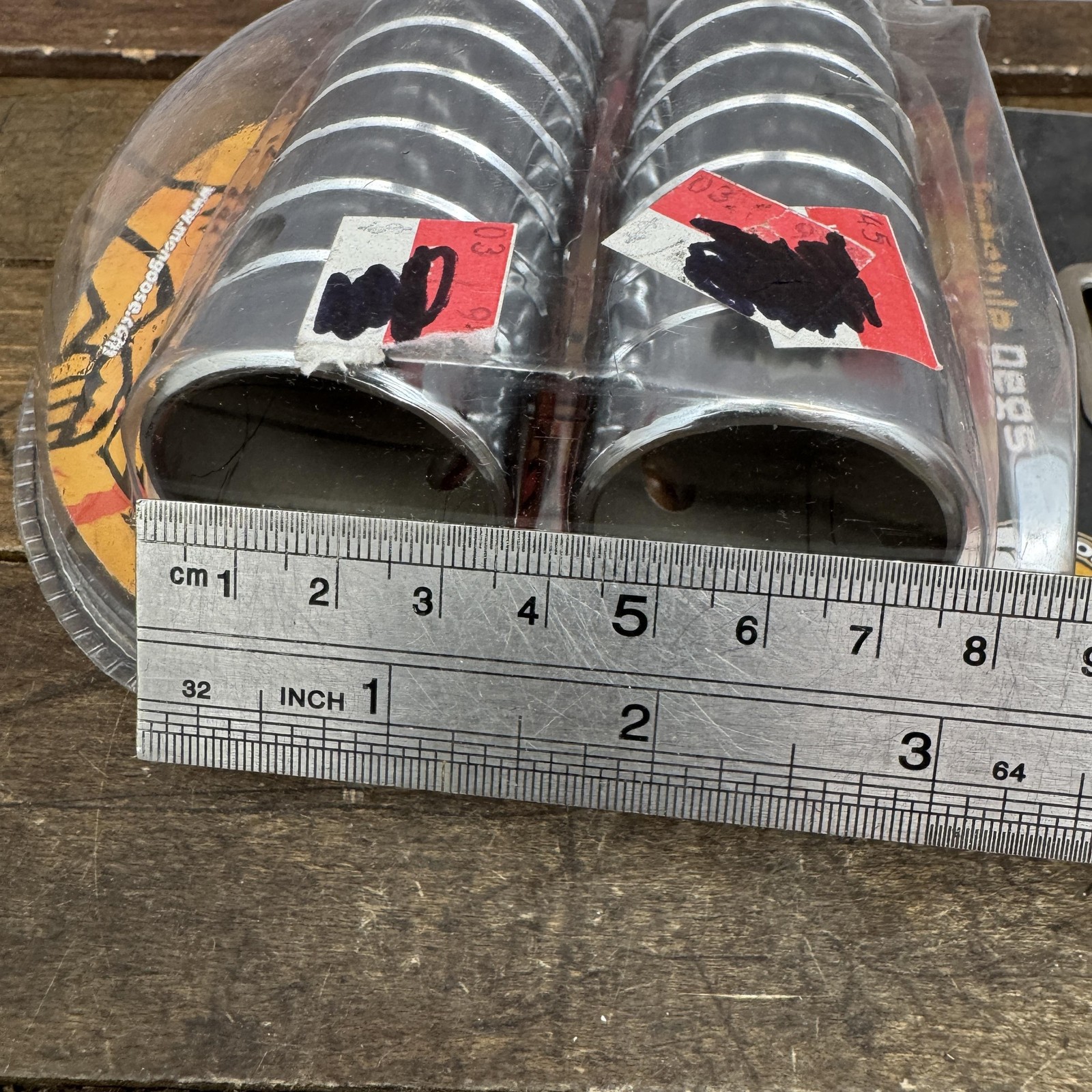 Vintage Mongoose BMX Freestyle Axle Pegs NOS Pair 3/8 26T 4.5×1.5 Steel New
