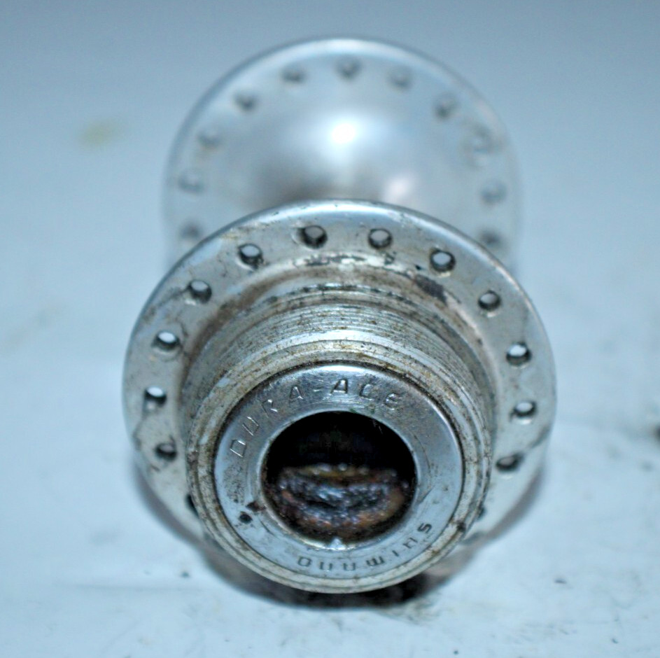 DuraAce Rear Road Bike Hub Body Freewheel Silver 36H 89mm Shimano USA Shipper :)