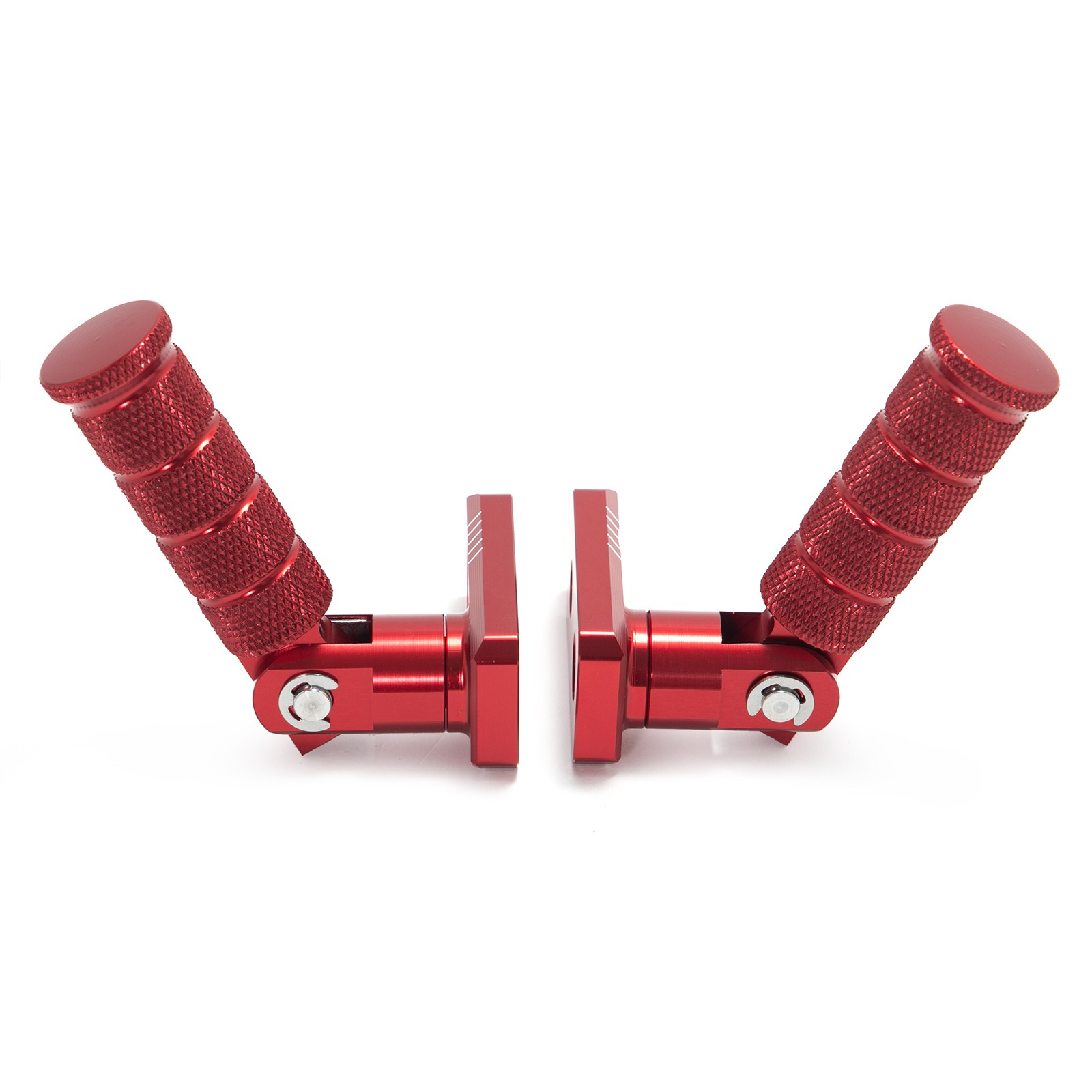 For Apollo RFN E-Bike Red Stunt Foot Pegs Pedals for Beta Explorer Dirt Bike MX