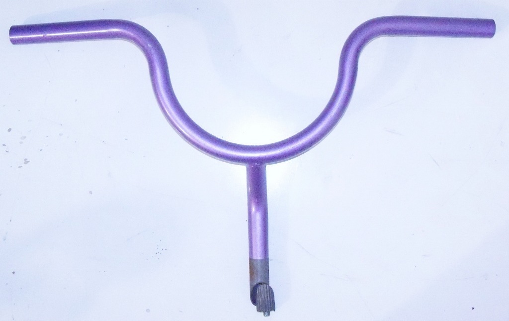 PURPLE KIDS/YOUTH/JUNIOR BICYCLE HANDLEBARS W/STEM BIKE PARTS 551