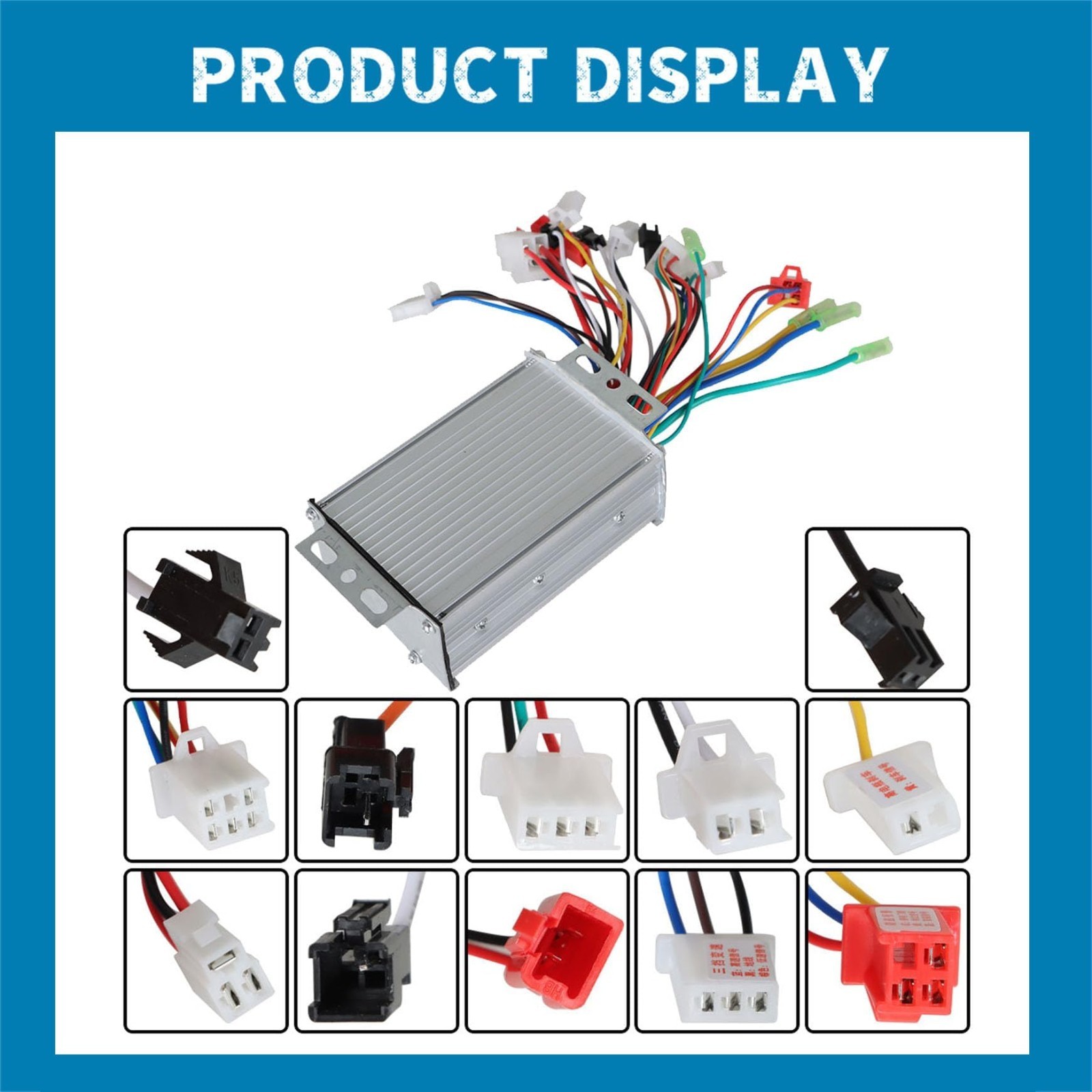 Square Wave Controller 36-48V 350W for E-Bike & Scooter – DC Motor Replacement