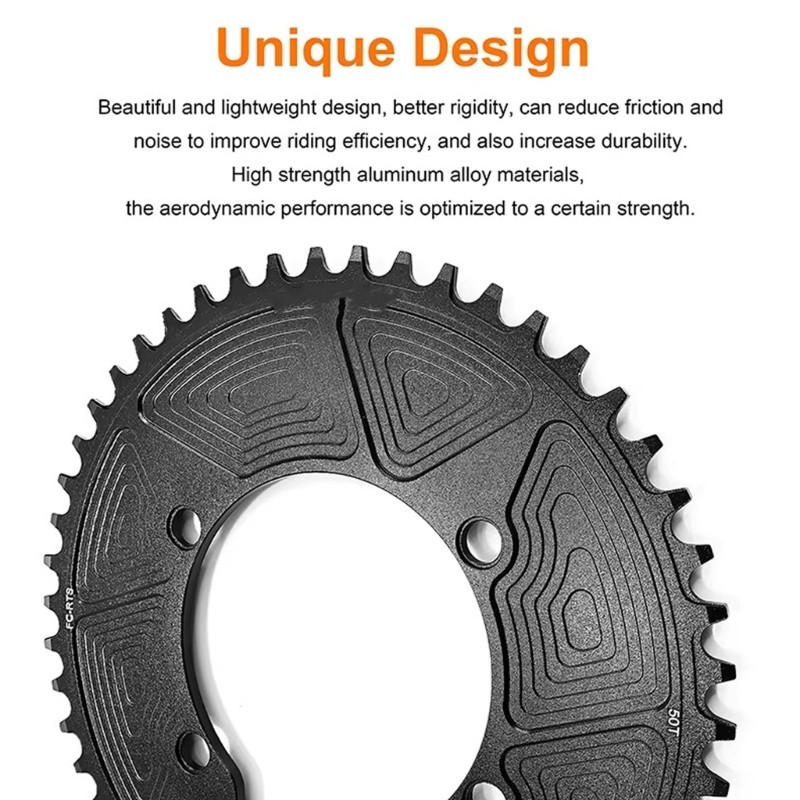 Aluminum Metal Bicycles Chainring Round Narrow Wide Chainring for R7000 R8000