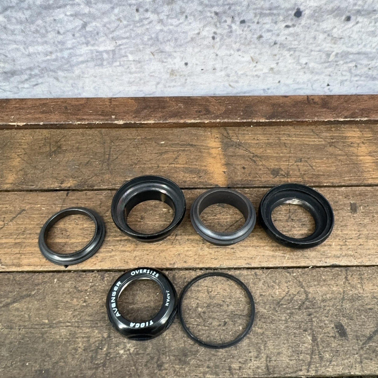 Vintage Tioga Avenger Headset Parts 1 1/8 In Threaded Oversize 34mm Black