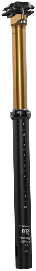 FOX Transfer SL Factory Dropper Seatpost: 31.6, 125mm, Internal Routing, Kashima