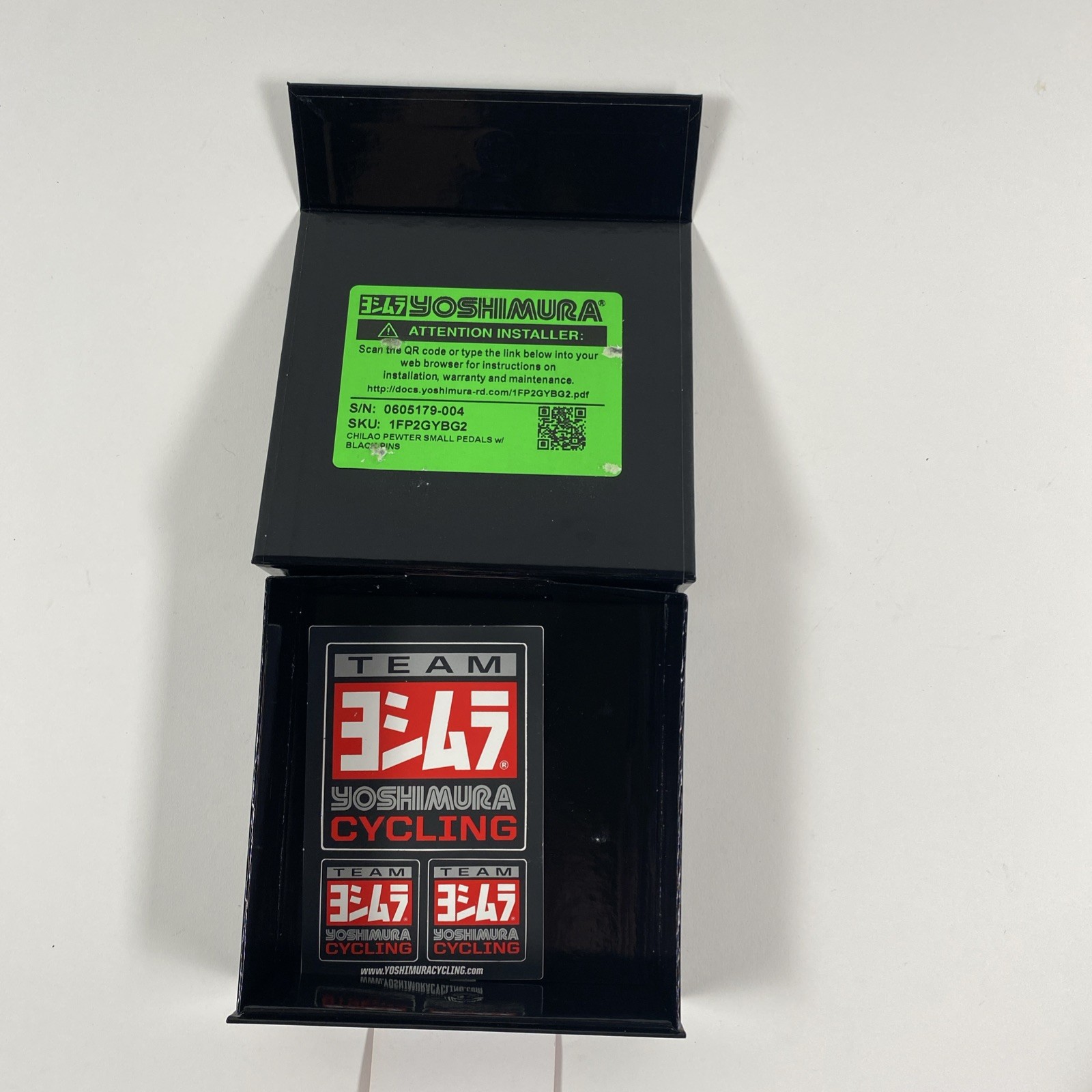 Yoshimura Cycling Chilao Pedal 9/16” F Pedal Small Gray Pewter / Black Pins