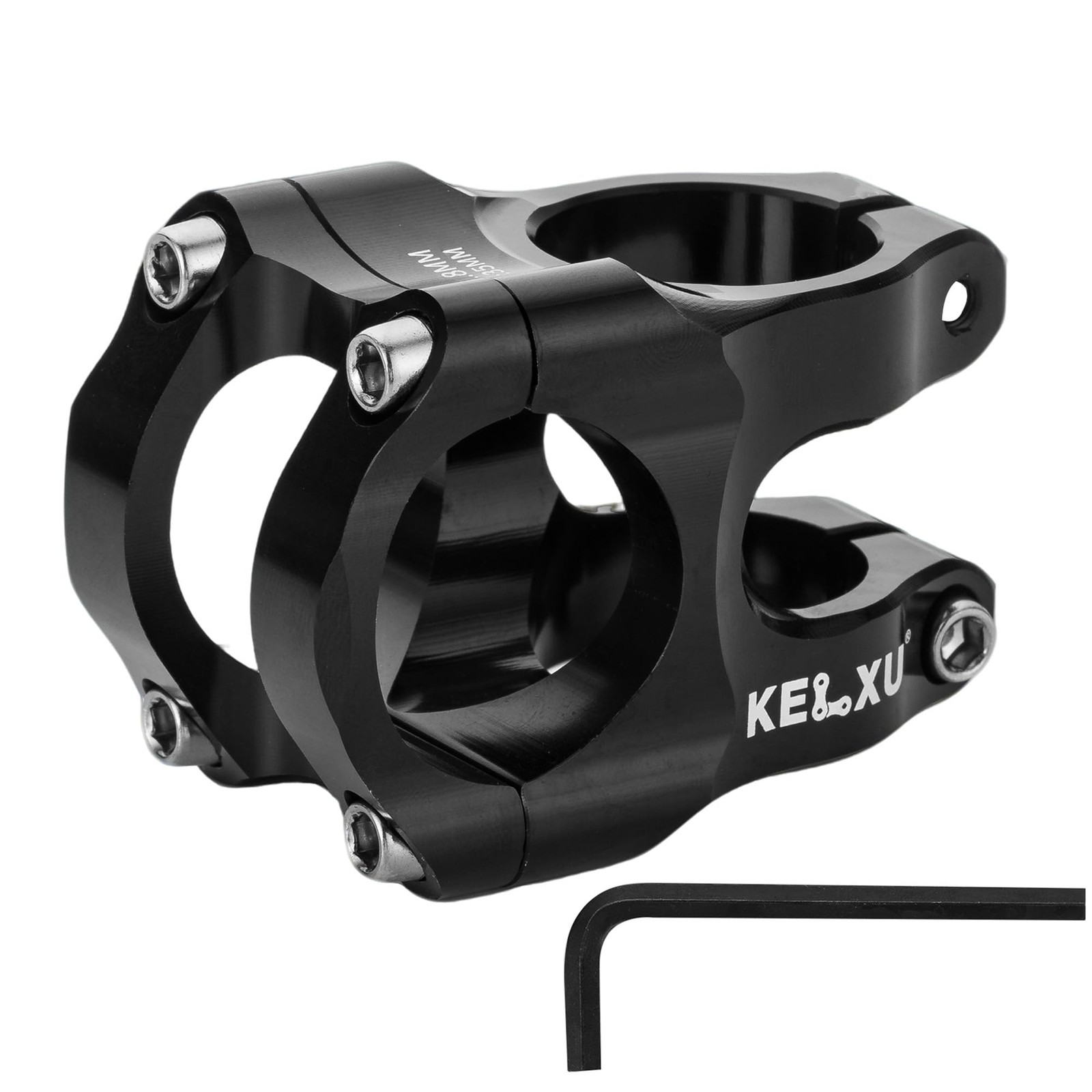 Kelxu Bike Stem 31.8 Lightweight CNC Aluminum Alloy Short MTB Stem 35mm Handl…