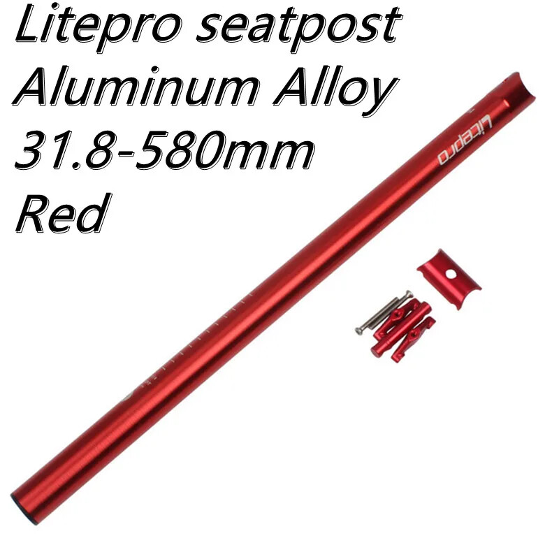 Folding Bike Seatpost 31.8/33.9*580mm Carbon Fibre Bicycle Seatpost Glossy/Matt