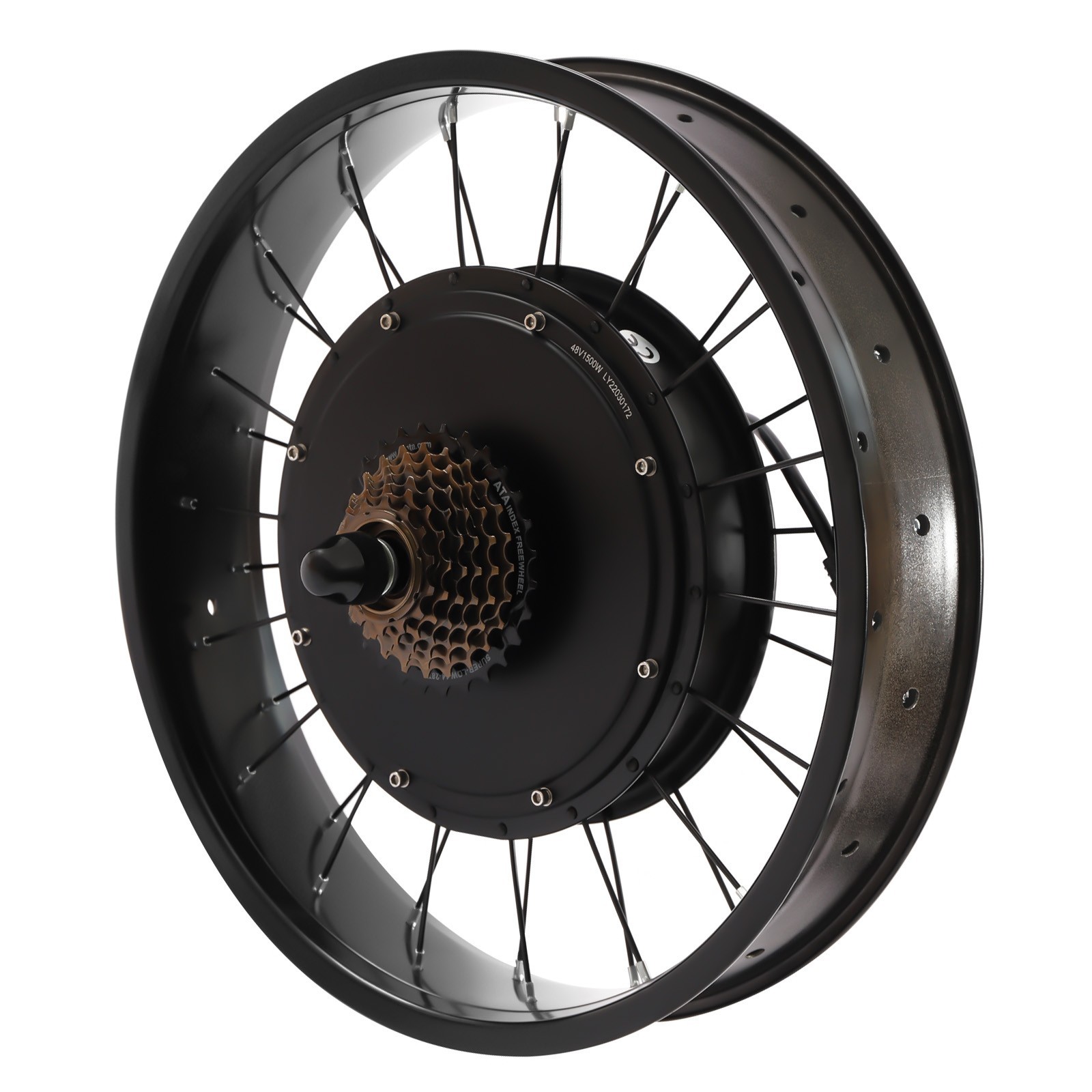 Electric Bicycle Conversion Kit 20″ Wheel Rear Rotate Hub Motor 48V 1500W