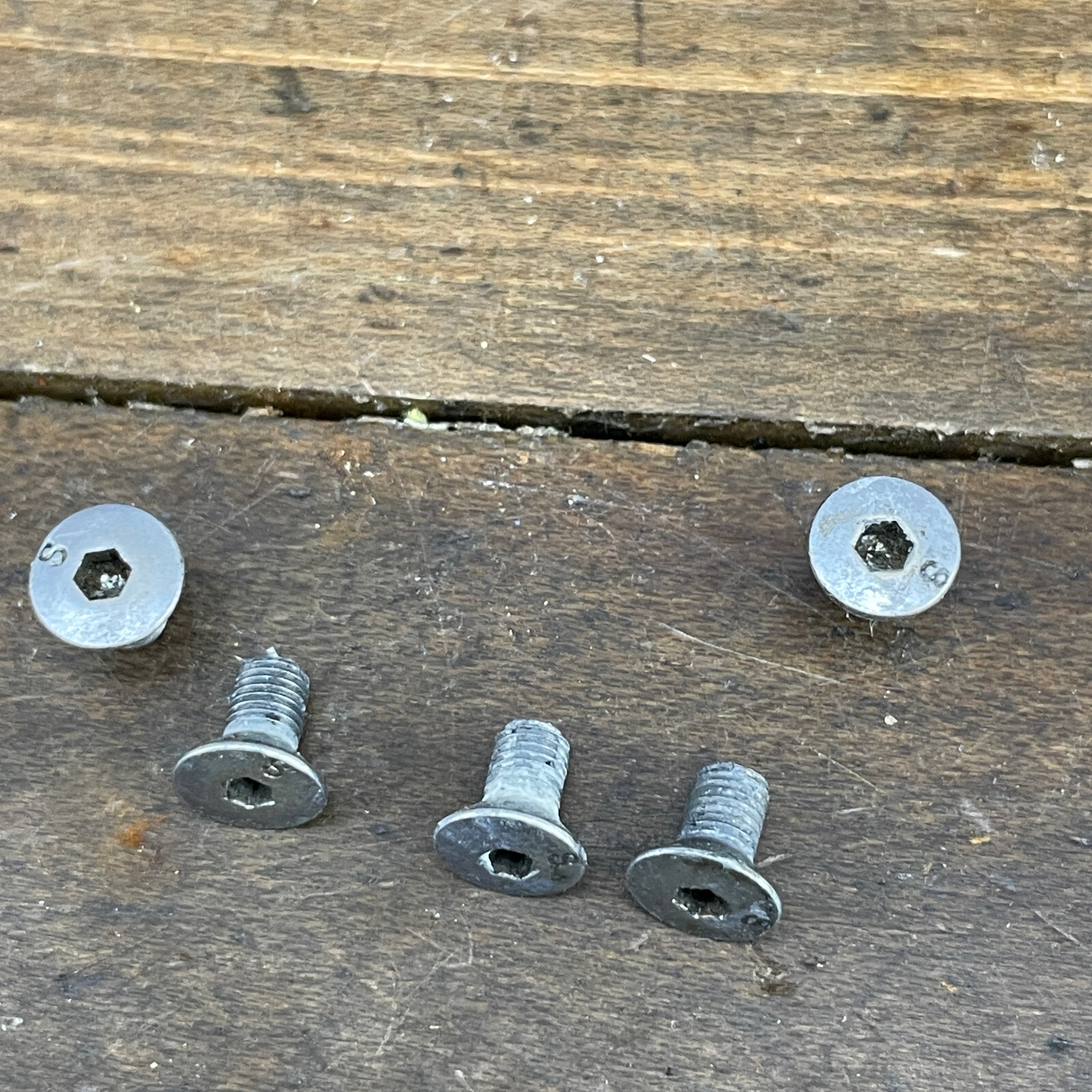 Suntour BMX Pedal Cage Screw XCII Lot 8 Vintage Cage Bolts Parts Old School BMX
