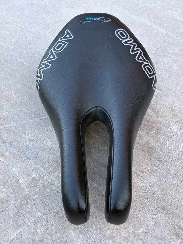 NOS ISM Adamo Gel Road TT/Tri Split Nose Saddle | CrMo Rails / Made in Taiwan
