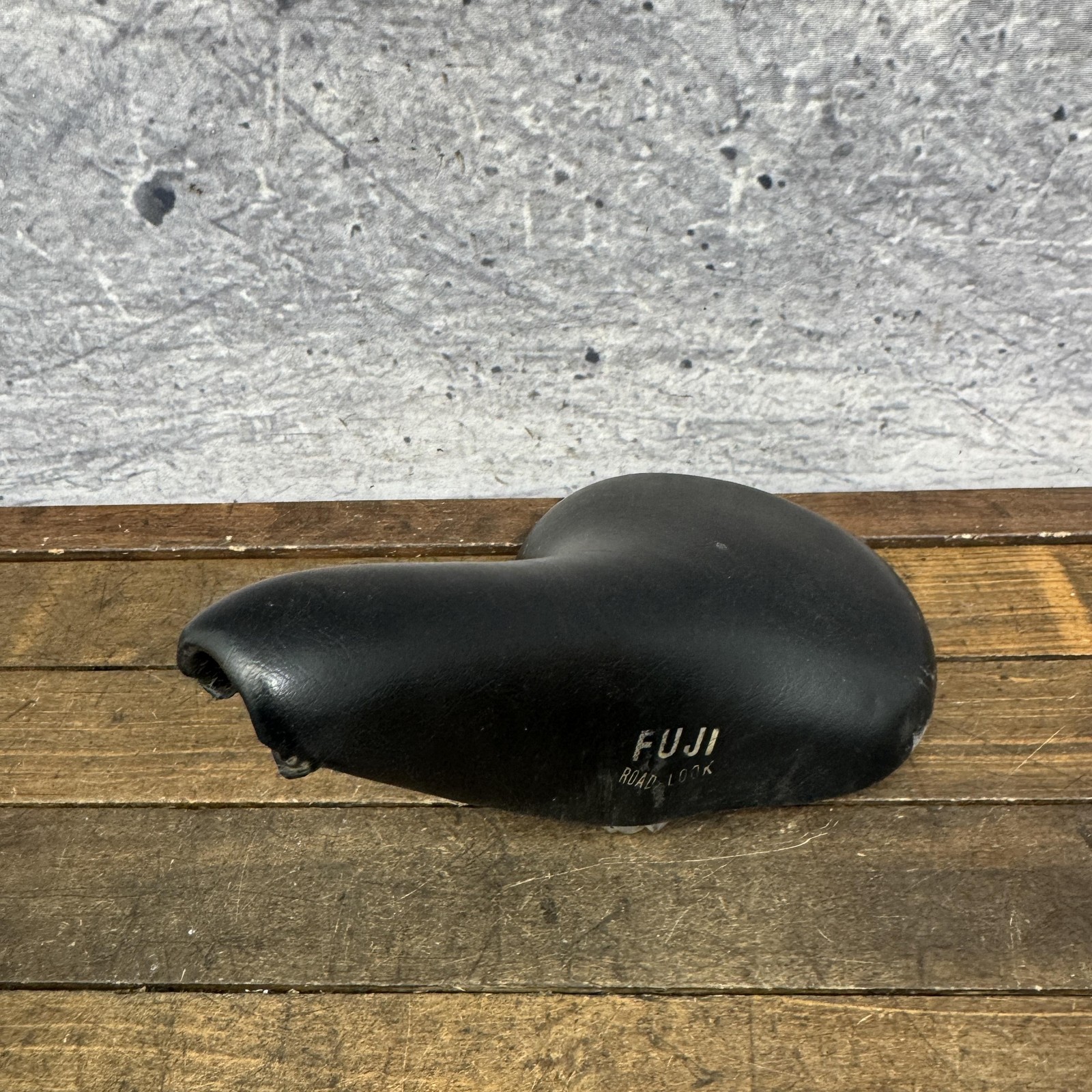 Vintage Fuji Road Look Bicycle Saddle Seat Black Road Racing Bike 70s 80s