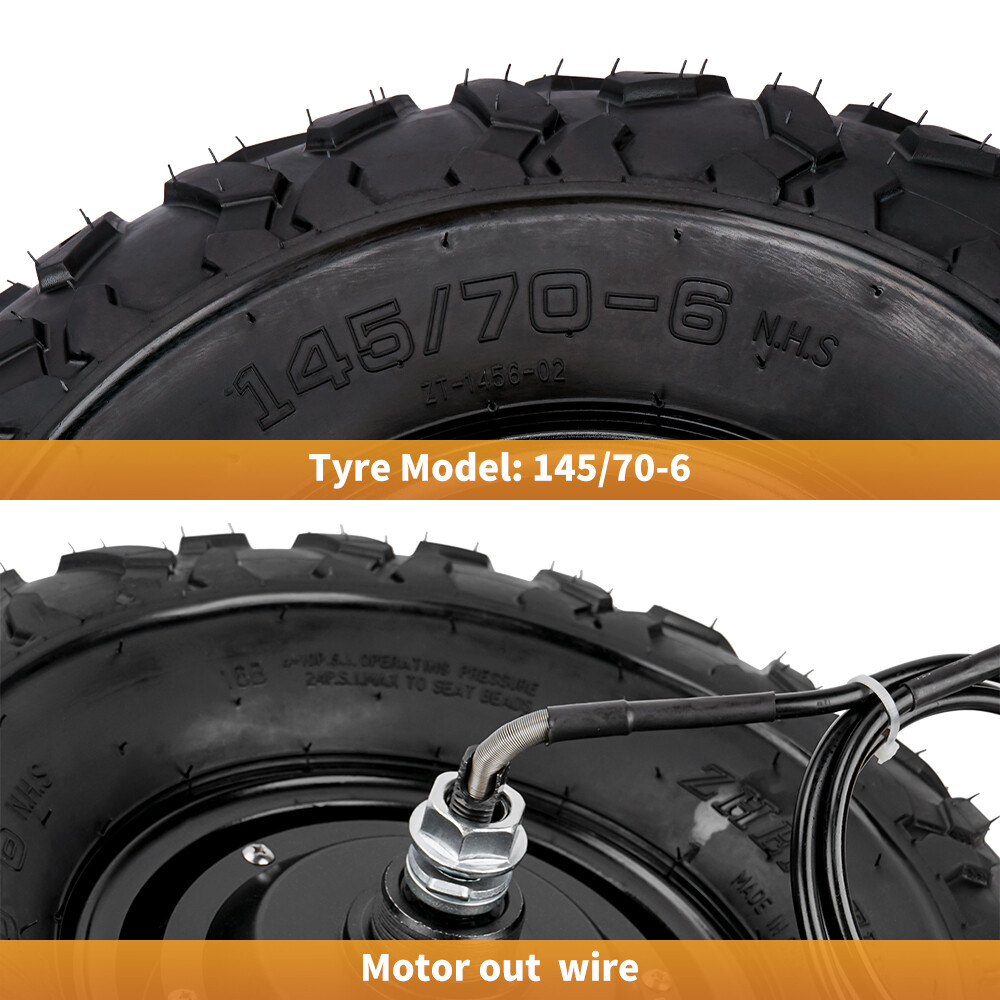 14.5inch Electric Wheelbarrow Wheel Motor High Torque 40 N.M Cart Gear Hub Motor