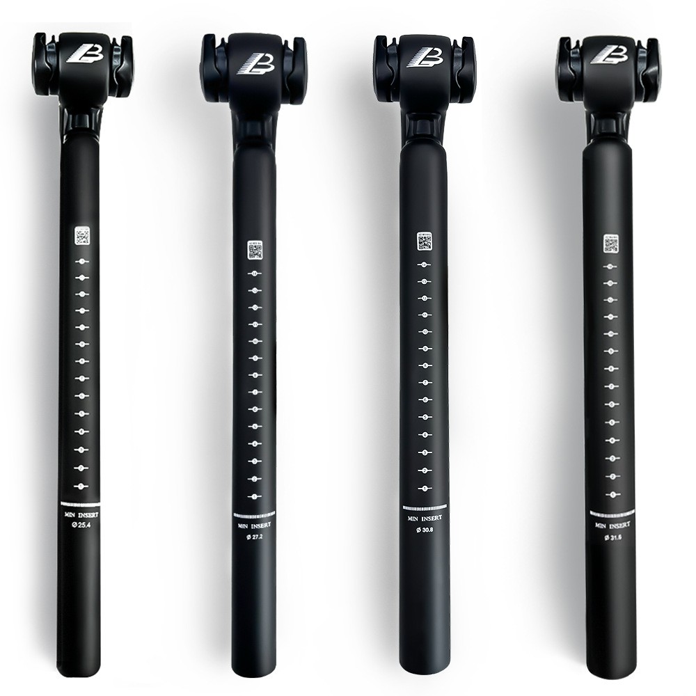 BALUGOE Full Carbon Fiber Seatpost Shock Absorbing MTB Road Bike Post