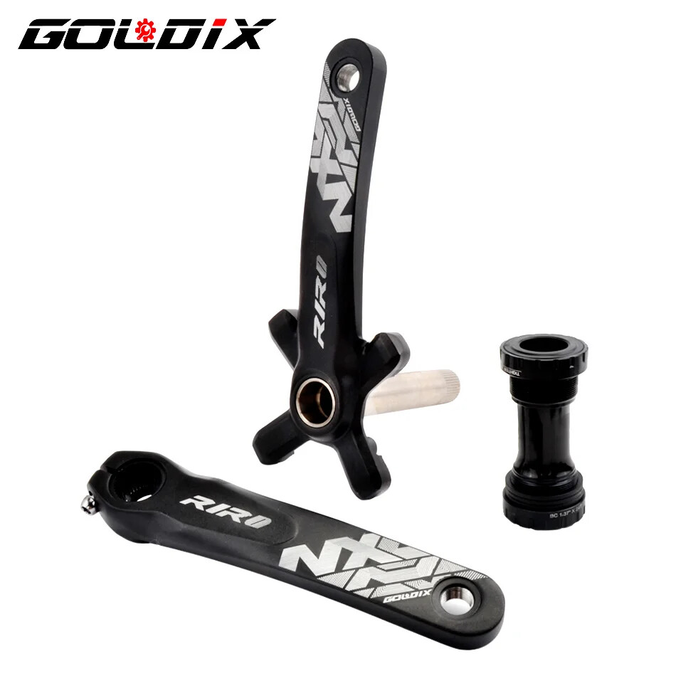 MTB Bike Crankset Hollow Integrated Crank 104BCD 32 34 36 38 40 42T Crankset BB