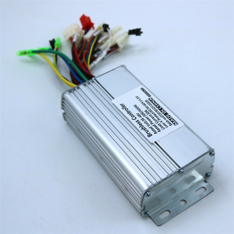36V-48V Brushless Controller For E-bike Electric Bicycle 500W/600W BLDC Motor US
