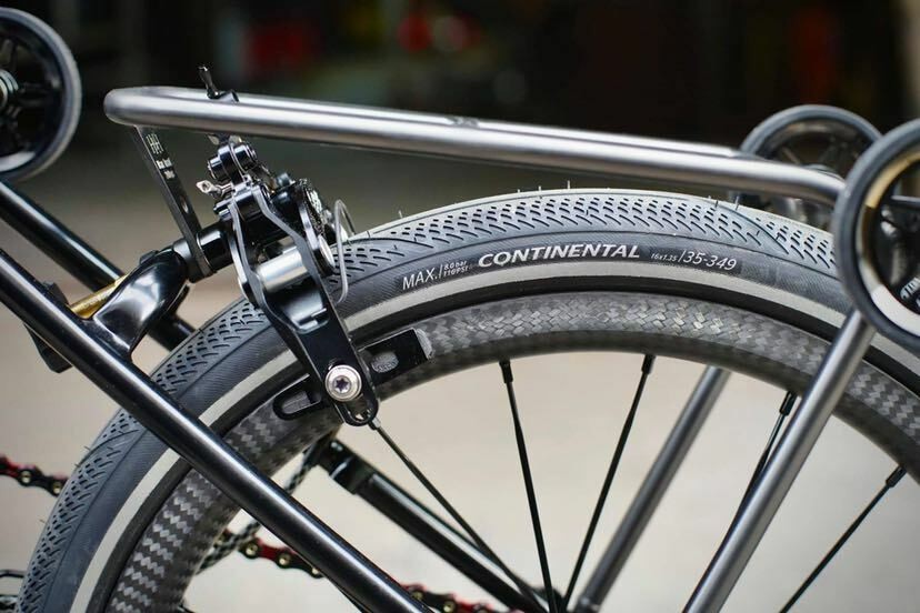 H&H/Titanium rear rack for Brompton