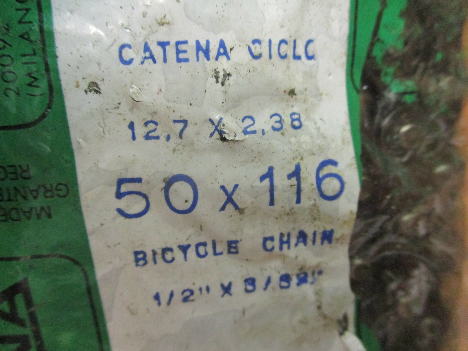 NOS REGINA EXTRA 1/2 x 3/32 – 50 x 116 LINK CHAIN