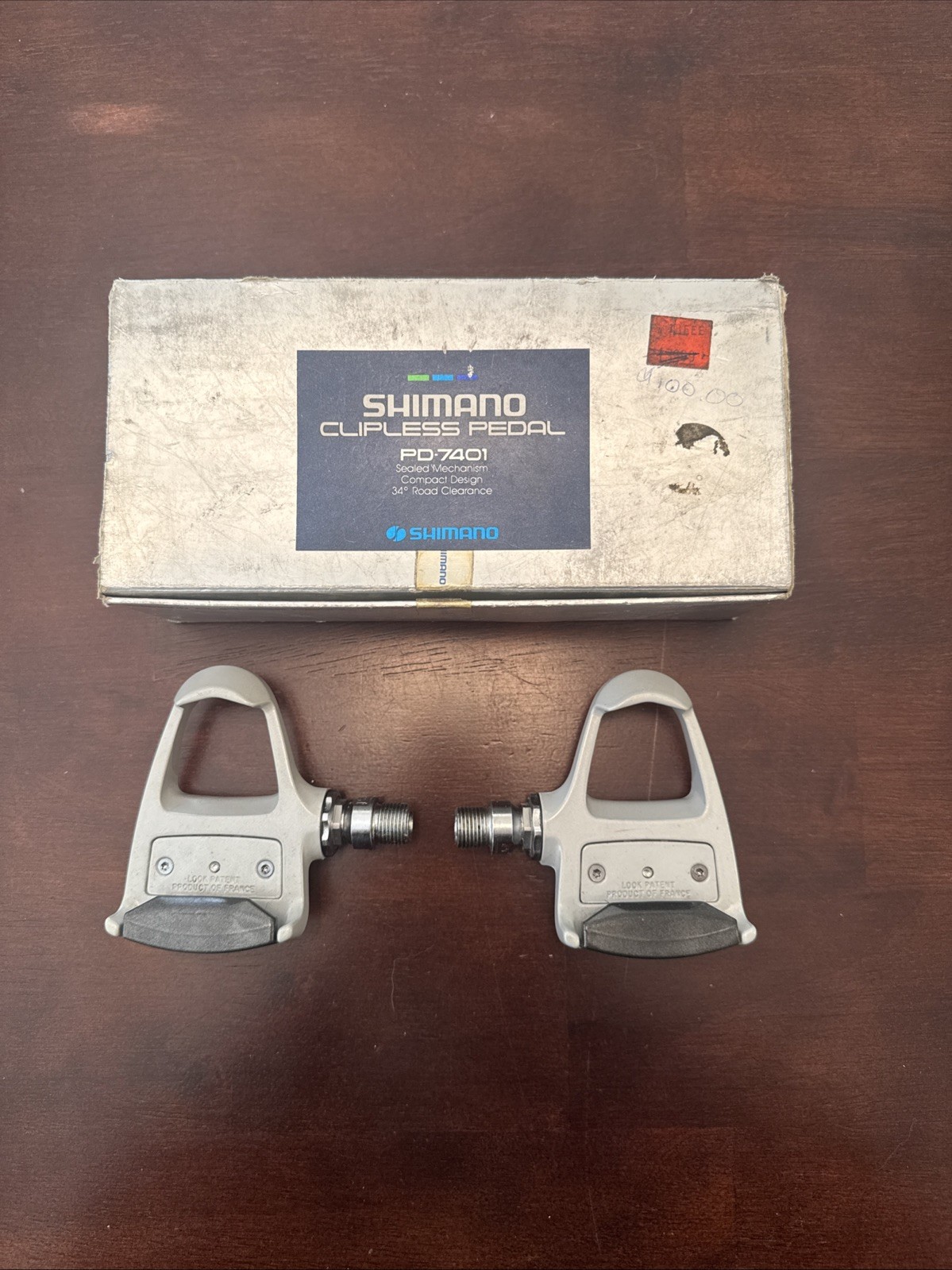 NOS Shimano Dura-Ace PD-7401 9/16 Clipless Pedals