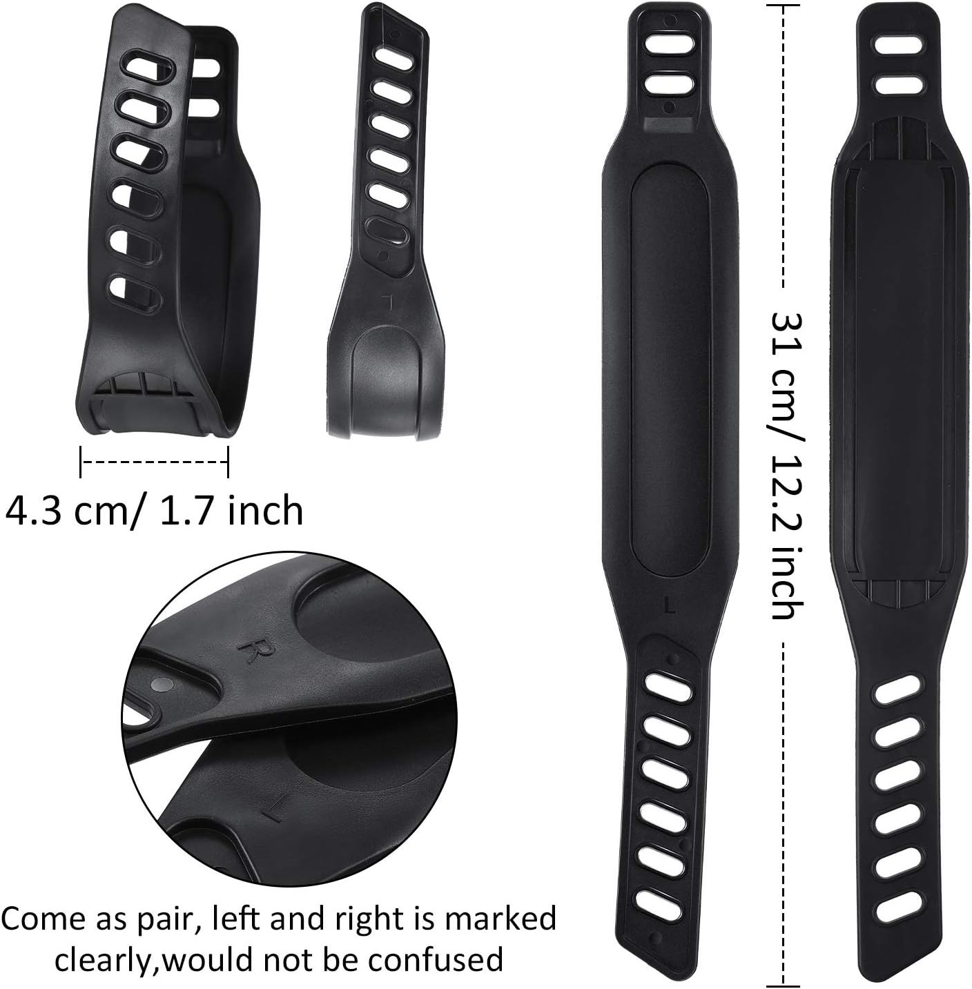 Universal Fit Stationary Bike Pedal Straps – Adjustable & Non-Slip Grip