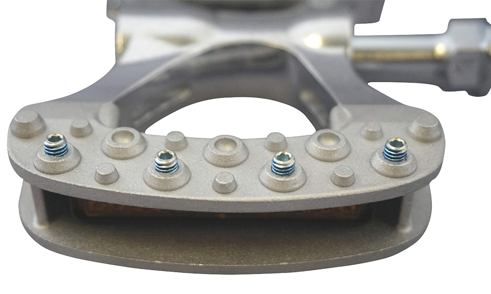 Mikasima (MKS) Pedal GAMMA Silver left and right set Aluminum 450g ‎112116 NEW
