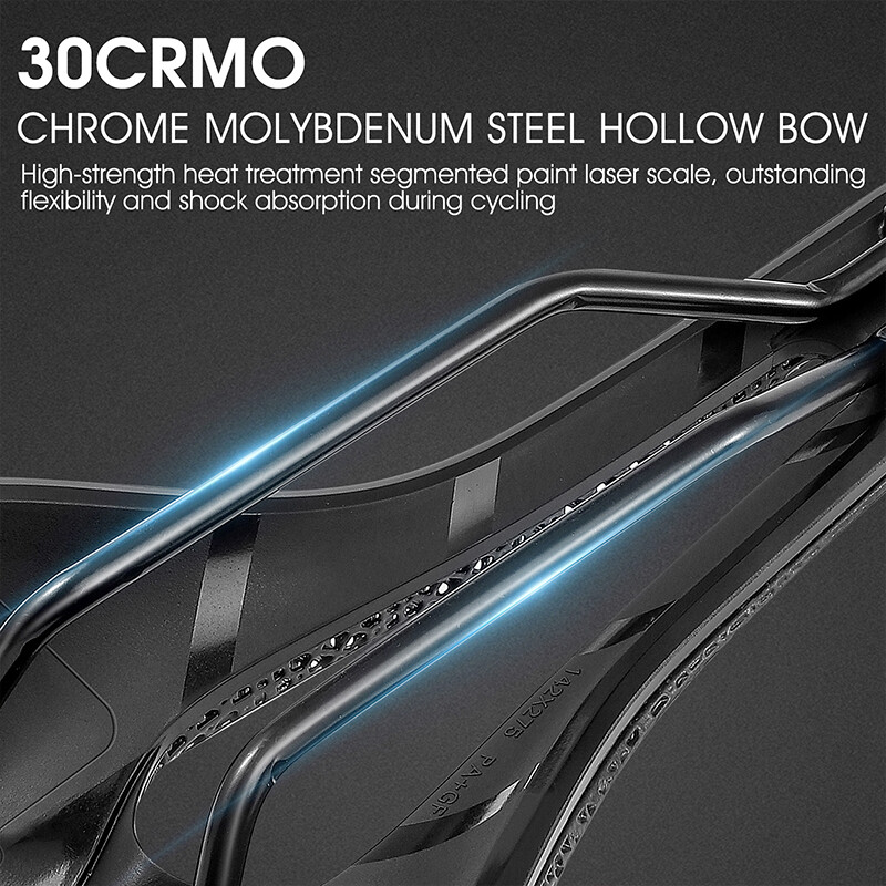 WEST BIKING Carbon Fiber Nylon 3D Printed Saddle Road Bike Hollow Bicycle Saddle