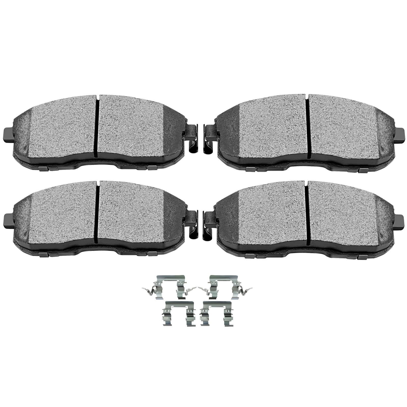 SCITOO D1056 Ceramic Brake Pads for Chrysler Dodge 2005-2019