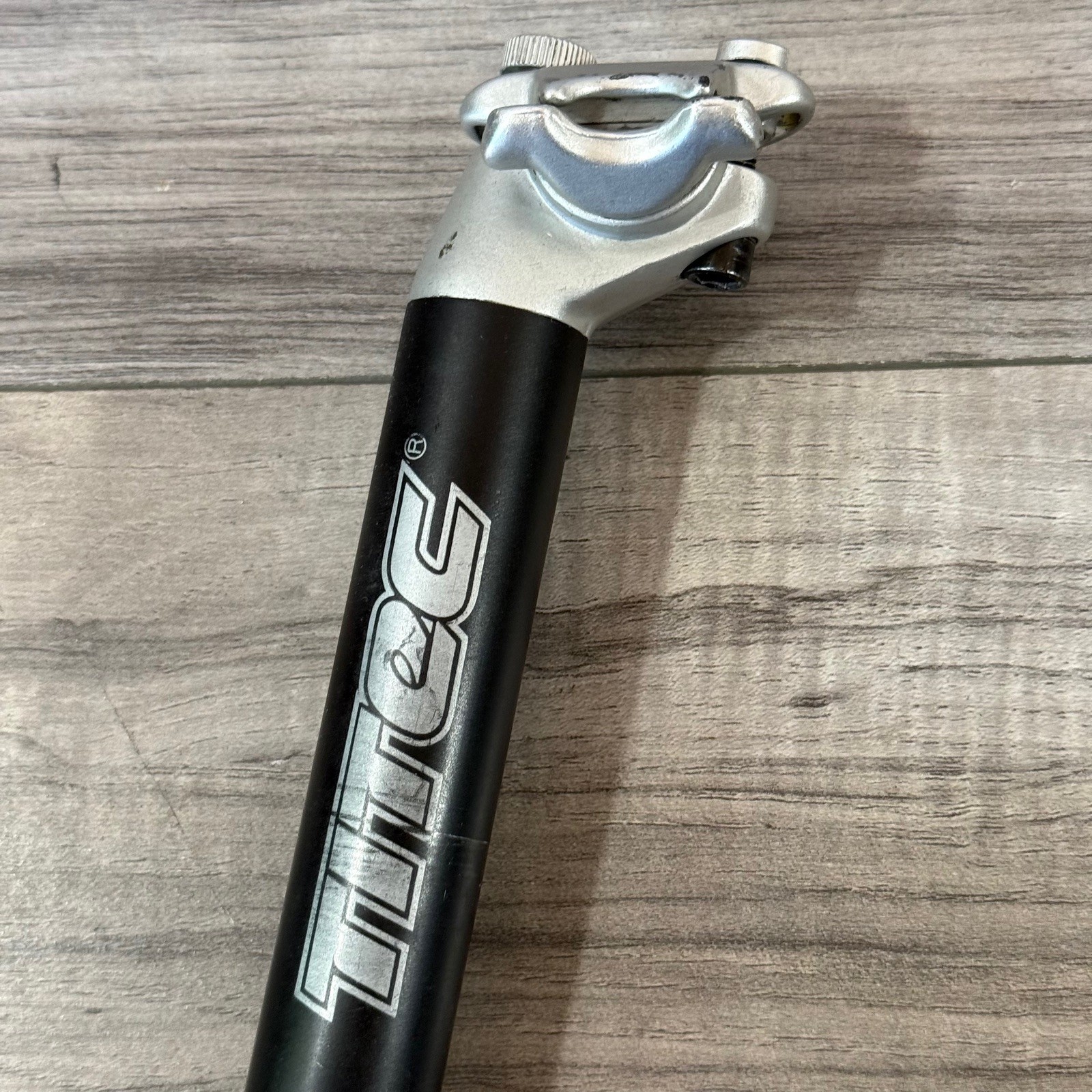 1996 Titec 27.0 Aluminum Seatpost 340mm Black 