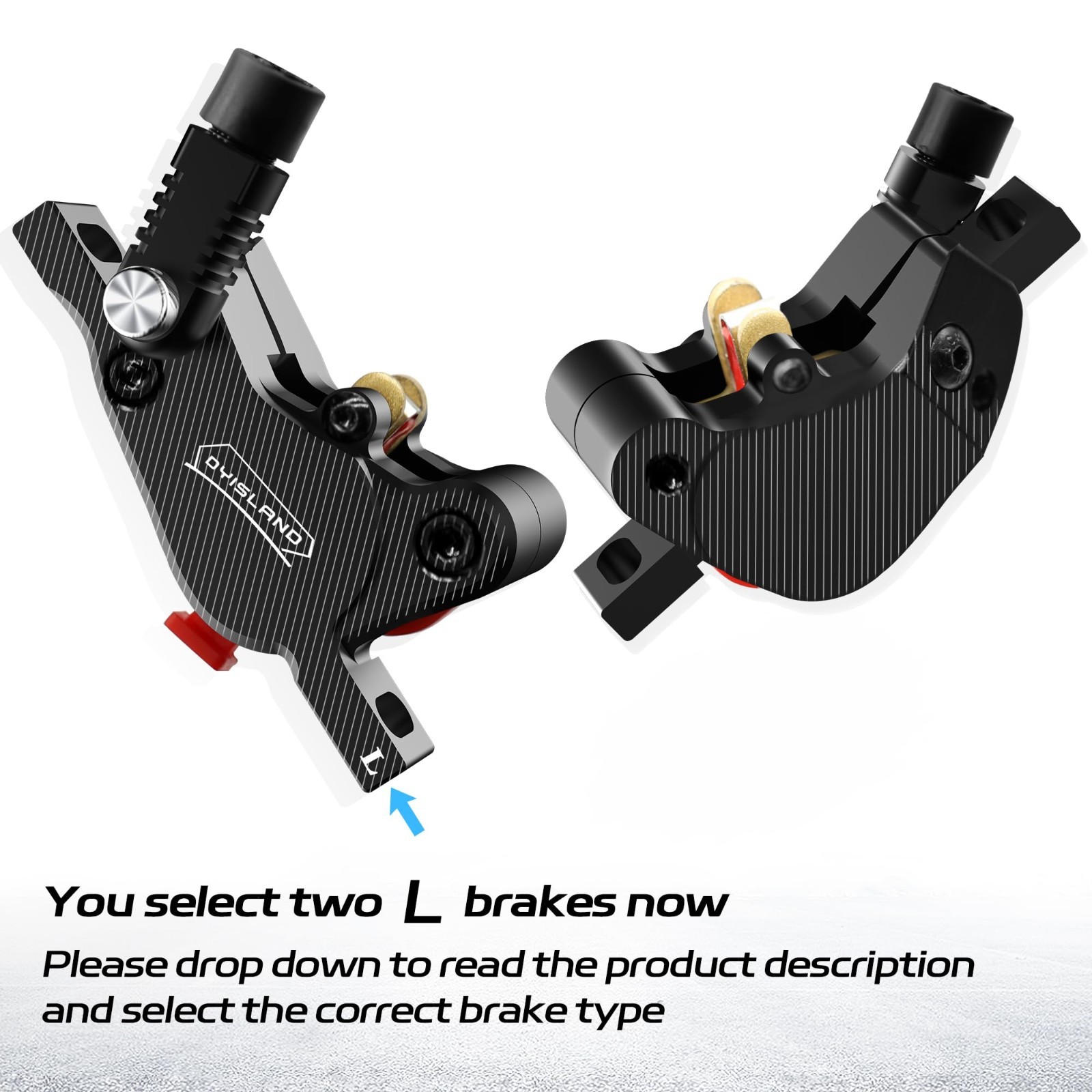 Electric Scooter Hydraulic Disc Brake Set – 2-PIN Power-Off Brake Kit for E-Scoo