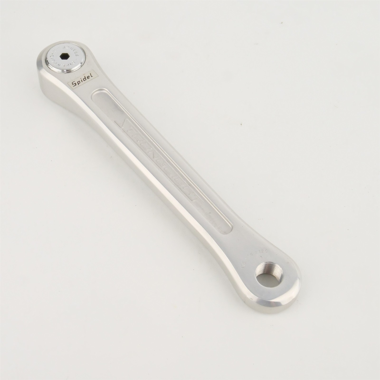 NOS Stronglight Left Crank Arm 175mm M14 French Pedal Square Taper Vintage