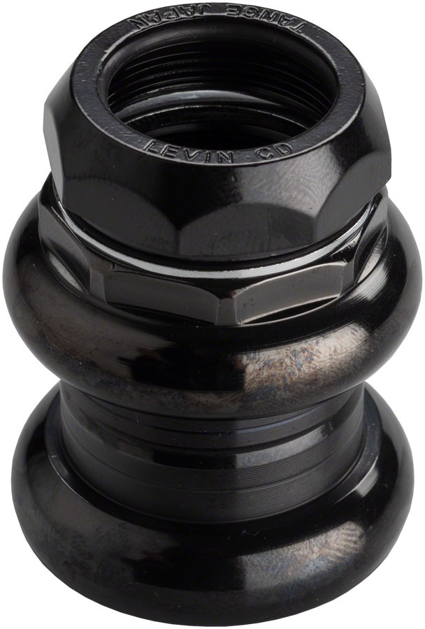 Tange-Seiki Levin CDS 1″ Threaded Headset: 26.4mm Crown Race Black