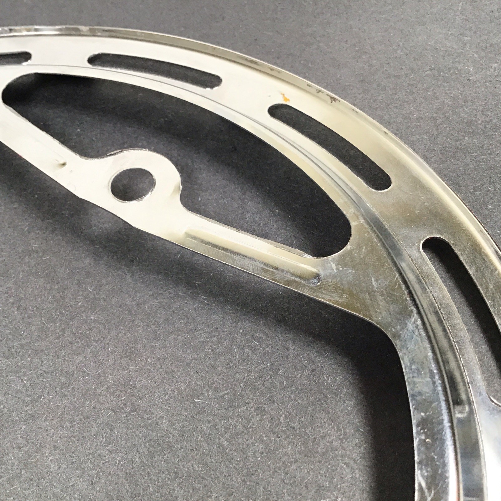 Nervar 3-Bolt Chainring Guard Protector NOS Chromed Steel NOS Vintage Peugeot