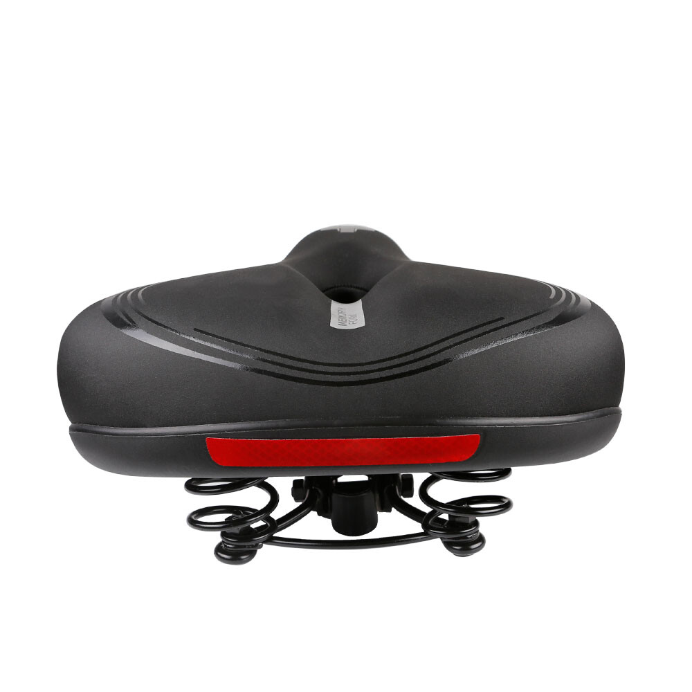 Bike Saddle Hollow Comfort Wide Big Bum Soft Gel Pad Oversize Air Cushion