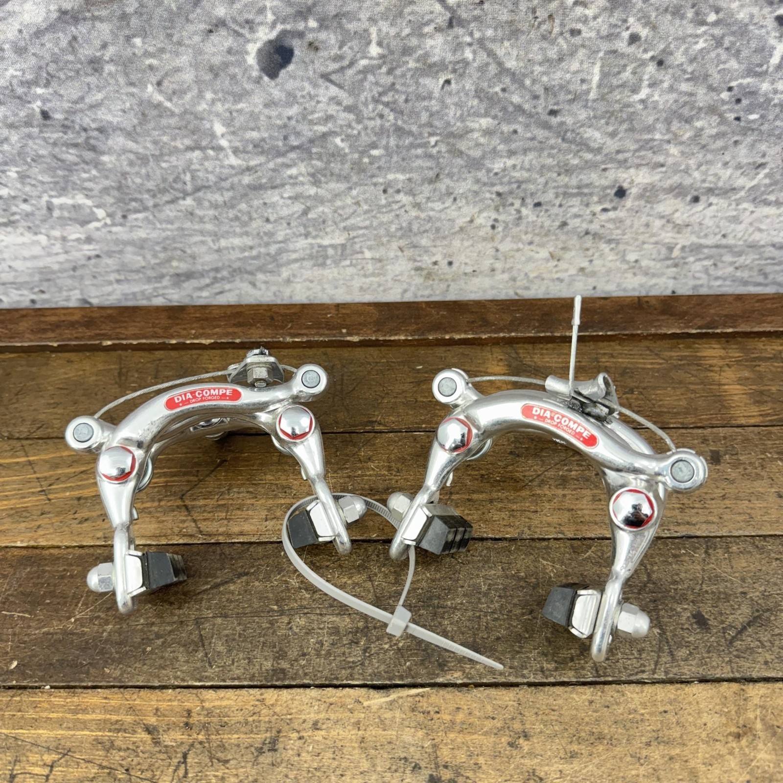 Vintage Dia-Compe Drop Forged Caliper Brakes Set Center Pull Road Bike Japan