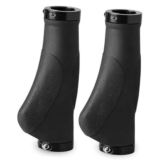 MTB Handlebar Grips – Bicycle Replacement Black (Thermoplastic Rubbers)