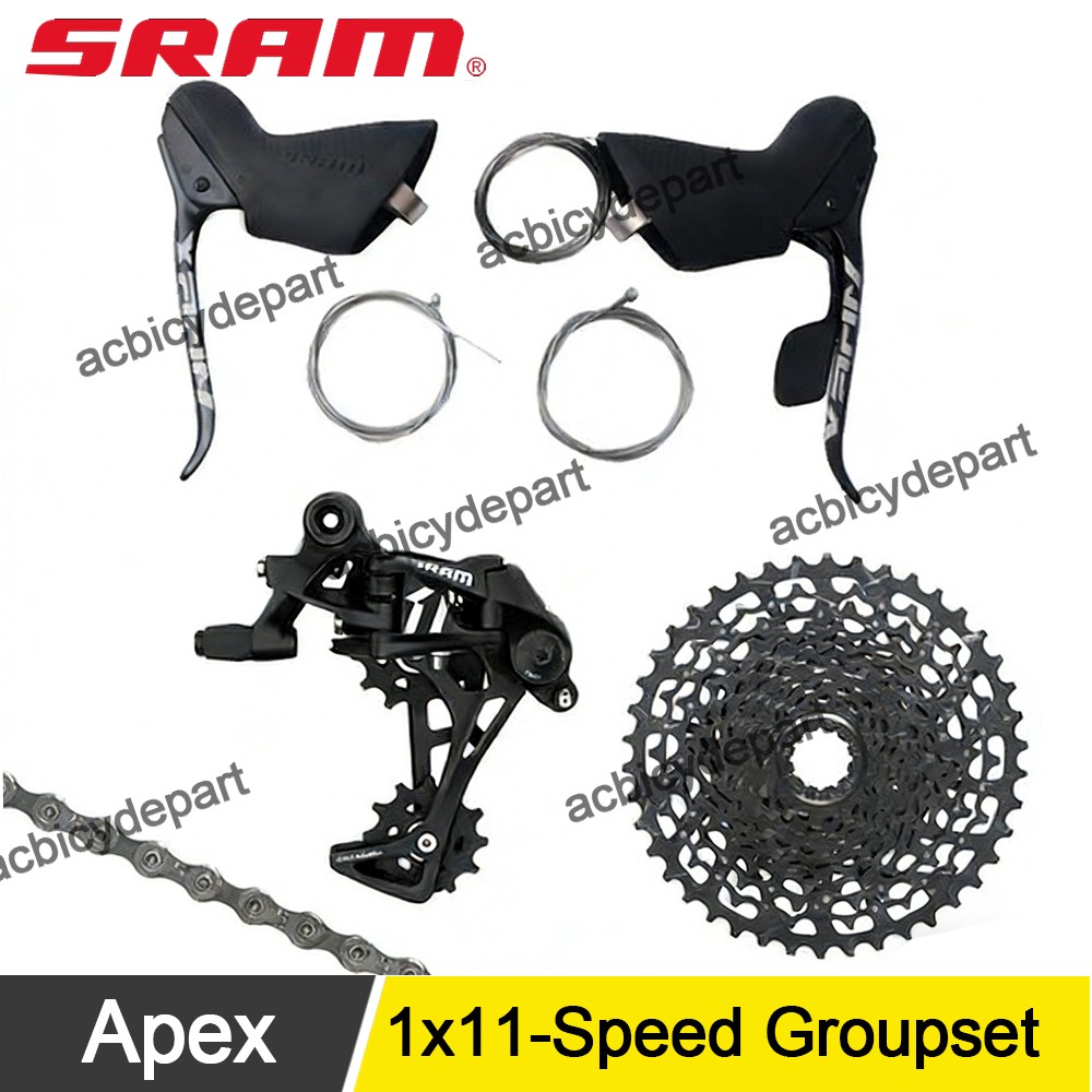 Sram Apex 1×11-Speed Groupset Mechanical Brake Gravel/Cyclocross Cassette 11-42T