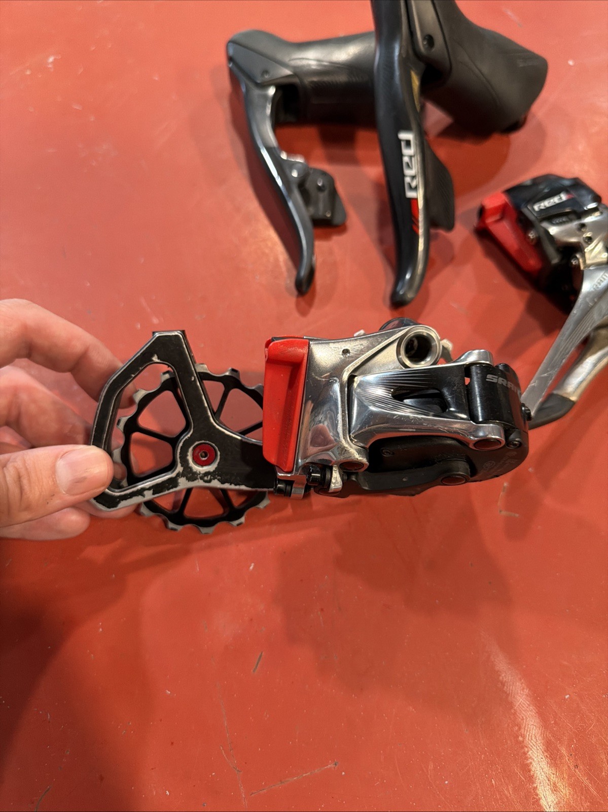 SRAM Red Etap AXS Electronic 11 Speed Groupset Rim Brake Mini Group