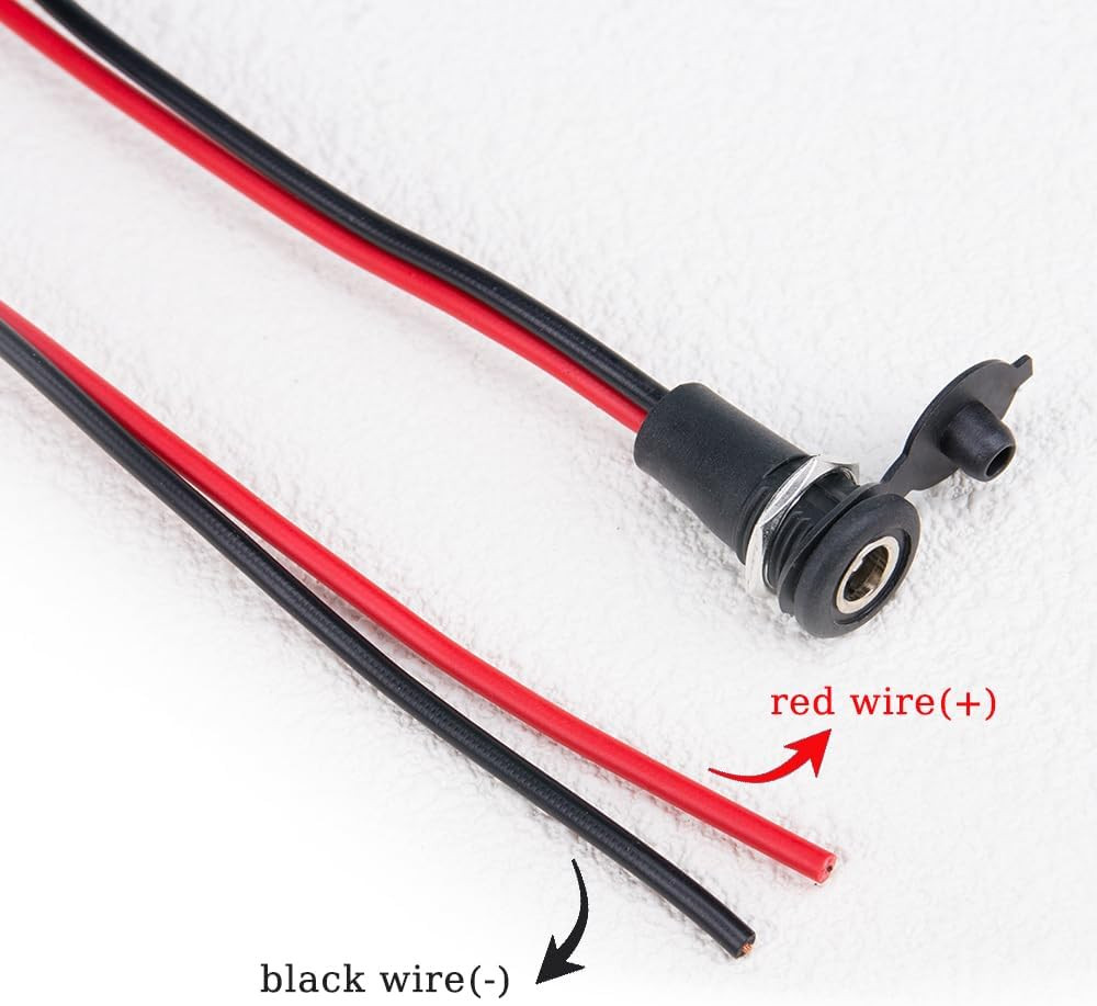 1Set Charging Wire 2.1Mm DC Connector for 36V 48V 60V Electric Ebike Battery