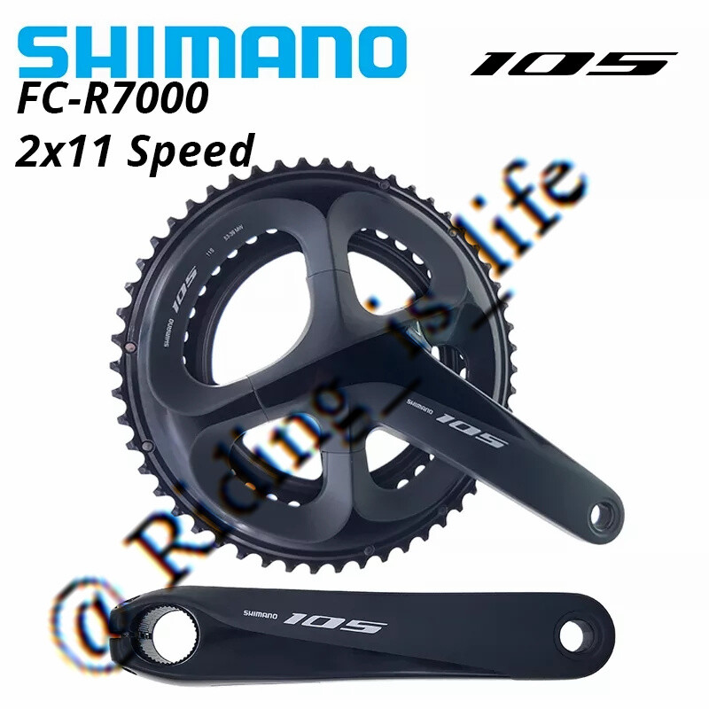 Shimano 105 FC-R7000 2×11 22-Speed Road Bike Crankset 50-34/52-36/53-39Expedited