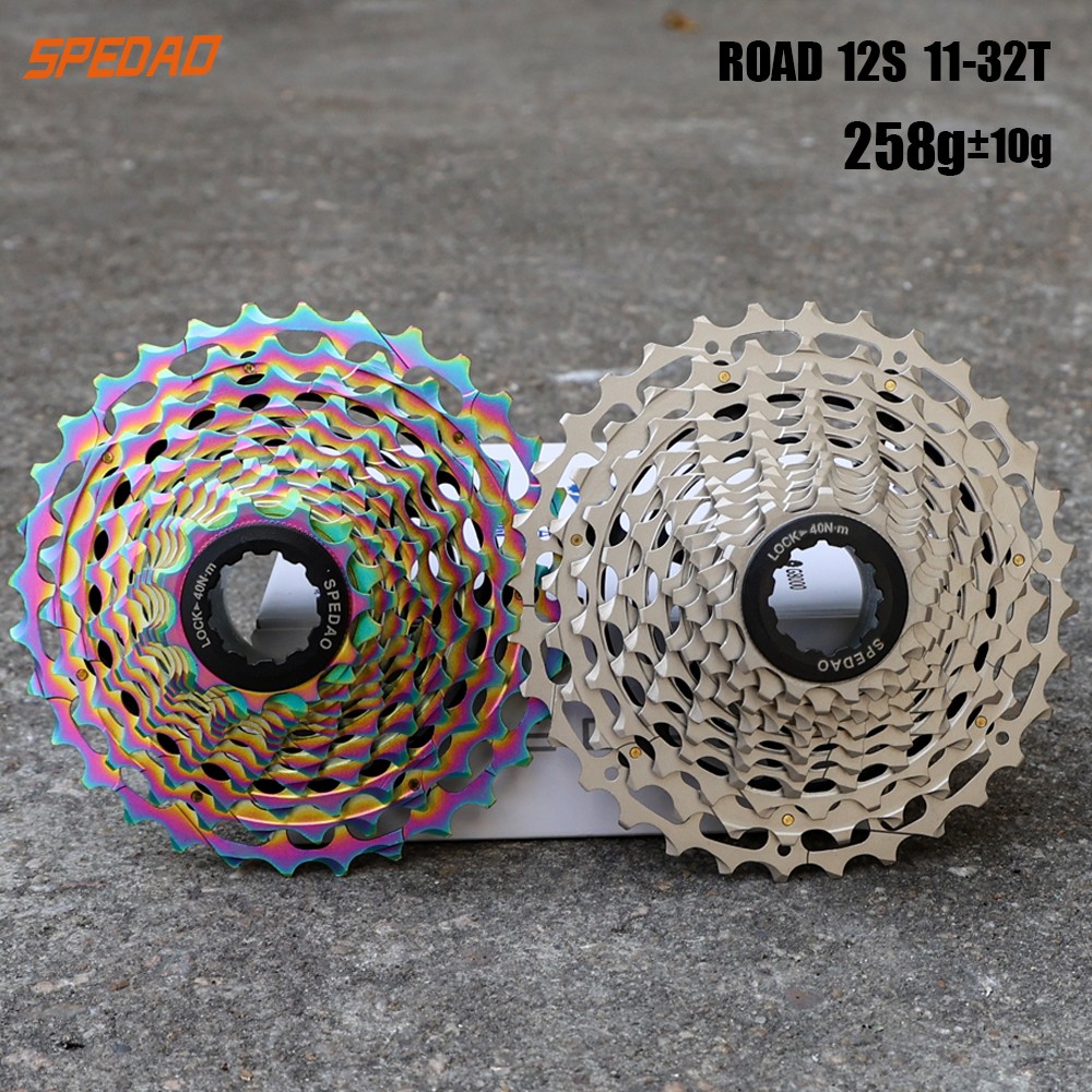12 Speed Road Cassette 11-32T & Chain 126L Combo DLC CNC 228g for Shimano SRAM