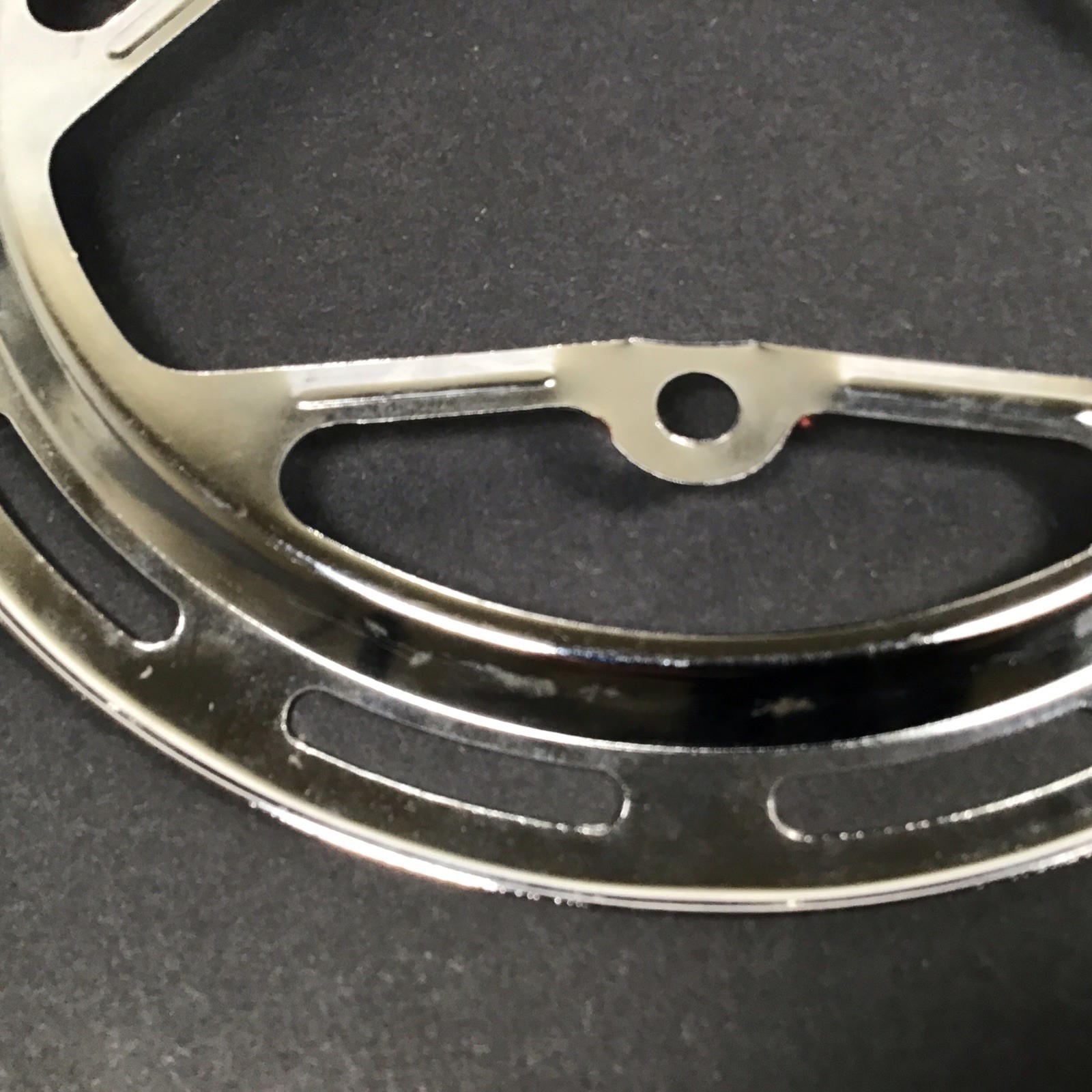 Nervar 3-Bolt Chainring Guard Protector NOS Chromed Steel NOS Vintage Peugeot